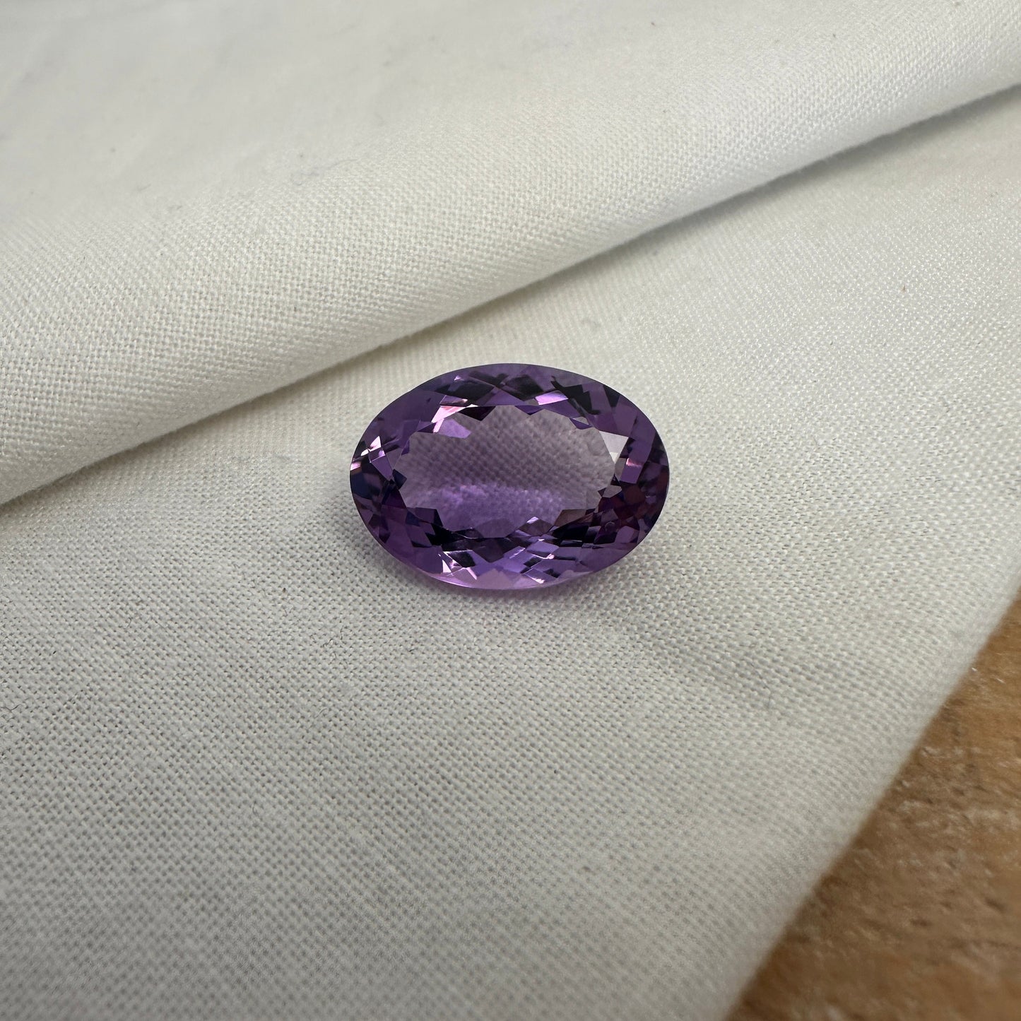 18x13mm Amethyst, 11 Carat Natural Purple Amethyst, Recycled Loose Gemstone,