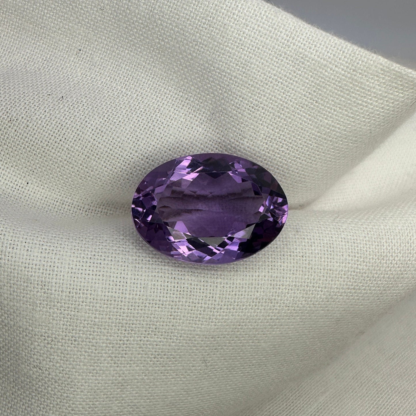 18x13mm Amethyst, 11 Carat Natural Purple Amethyst, Recycled Loose Gemstone,