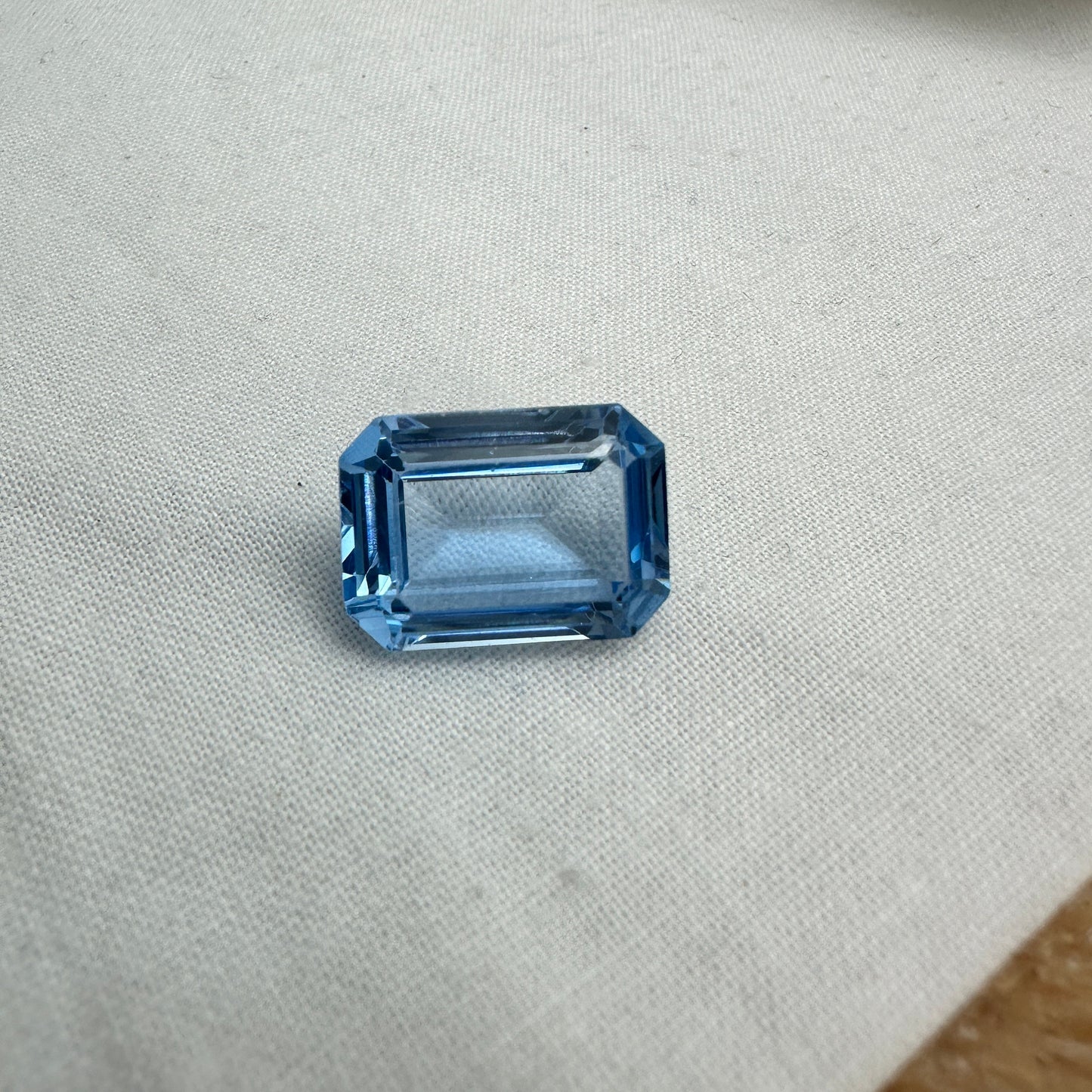 15.32 Carat Lab Spinel 17.8x12.8mm Emerald Cut, Faceted Loose Gemstone