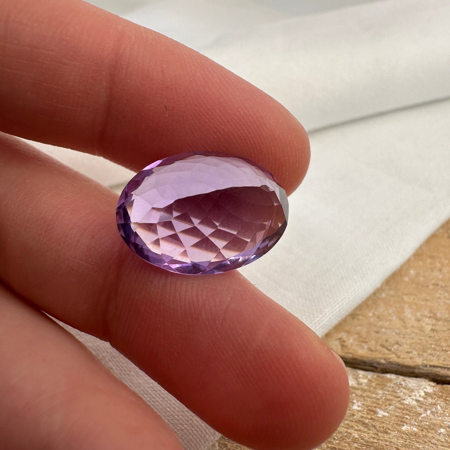 18x13mm Amethyst, 11 Carat Natural Purple Amethyst, Recycled Loose Gemstone,