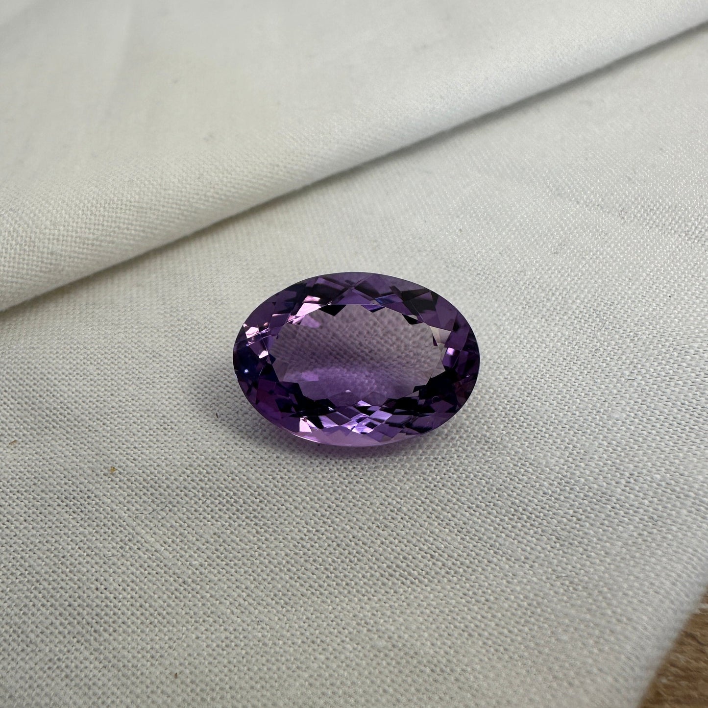 18x13mm Amethyst, 11 Carat Natural Purple Amethyst, Recycled Loose Gemstone,