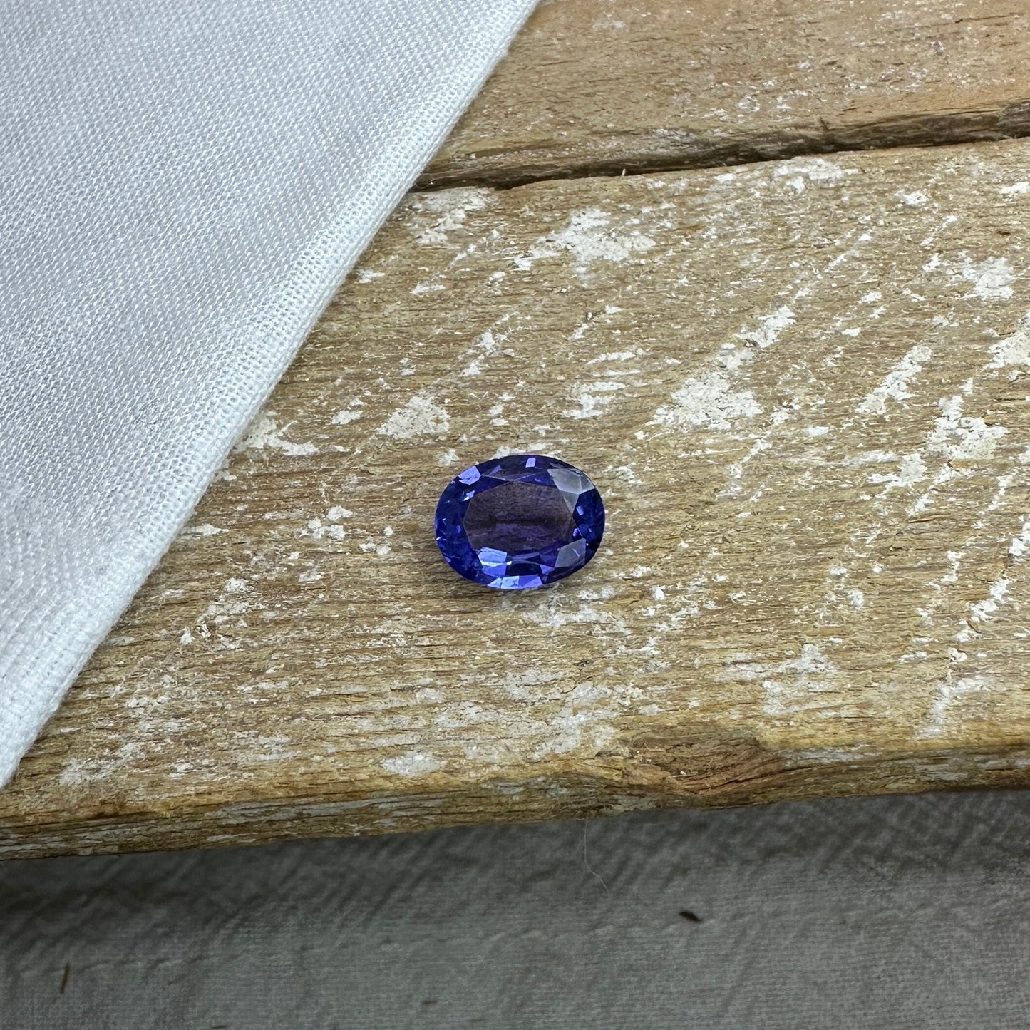 1.59 ct Natural Tanzanite 8.75x6.77mm Oval Bluish Violet, Loose Violet Gem, Near 9x7mm