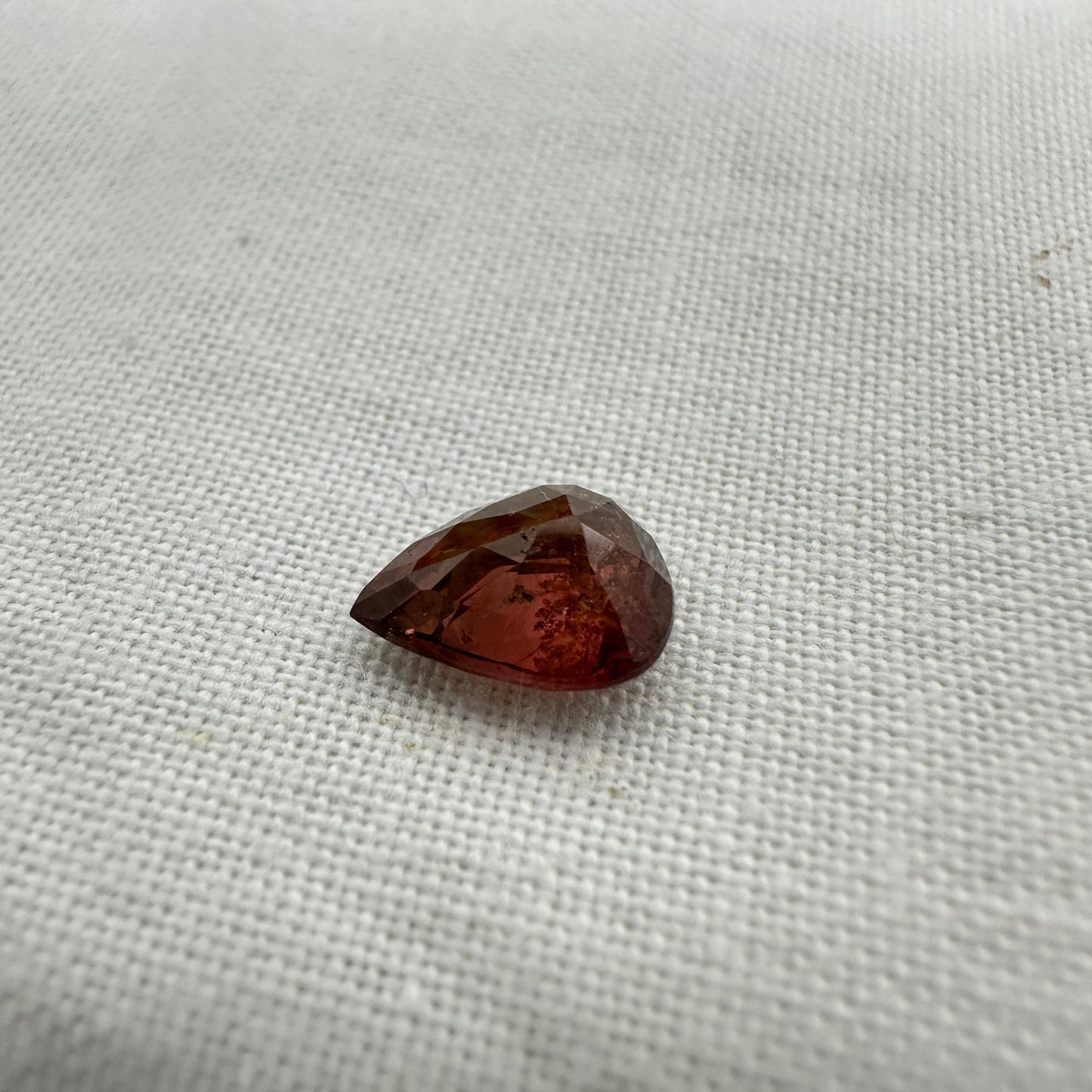 2 Carat Purple Sapphire 8.75x7mm Pear Cut, Unheated Faceted Loose Natural Sapphire, Tanzania