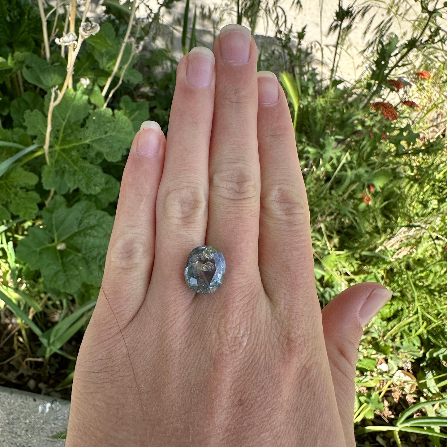 13 Carat Color Change Sapphire 13.75x11.65mm Oval Cut, Yellow Green to Purple, Natural Unheated Faceted Loose Sapphire, Tanzania