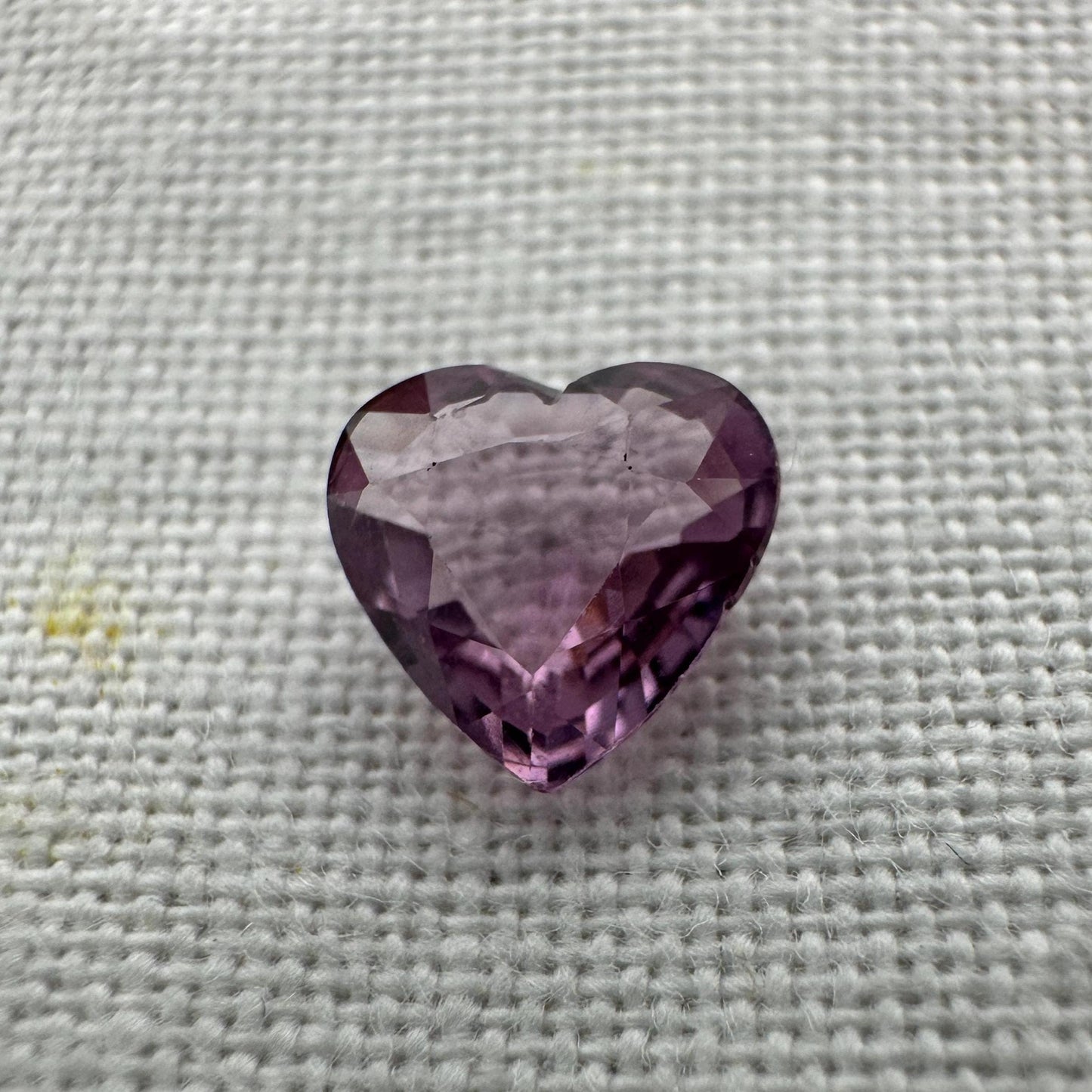 Natural Pink Spinel 0.62 carat 6x5.7mm Faceted Heart cut Loose Gem