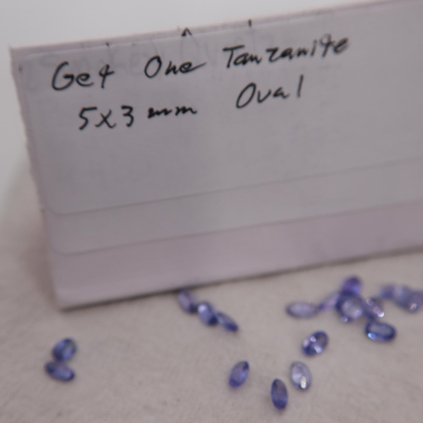 One 5x3mm Tanzanite Oval Cut, Faceted Loose Violet Gemstone, Natural Tanzanite, Zoisite