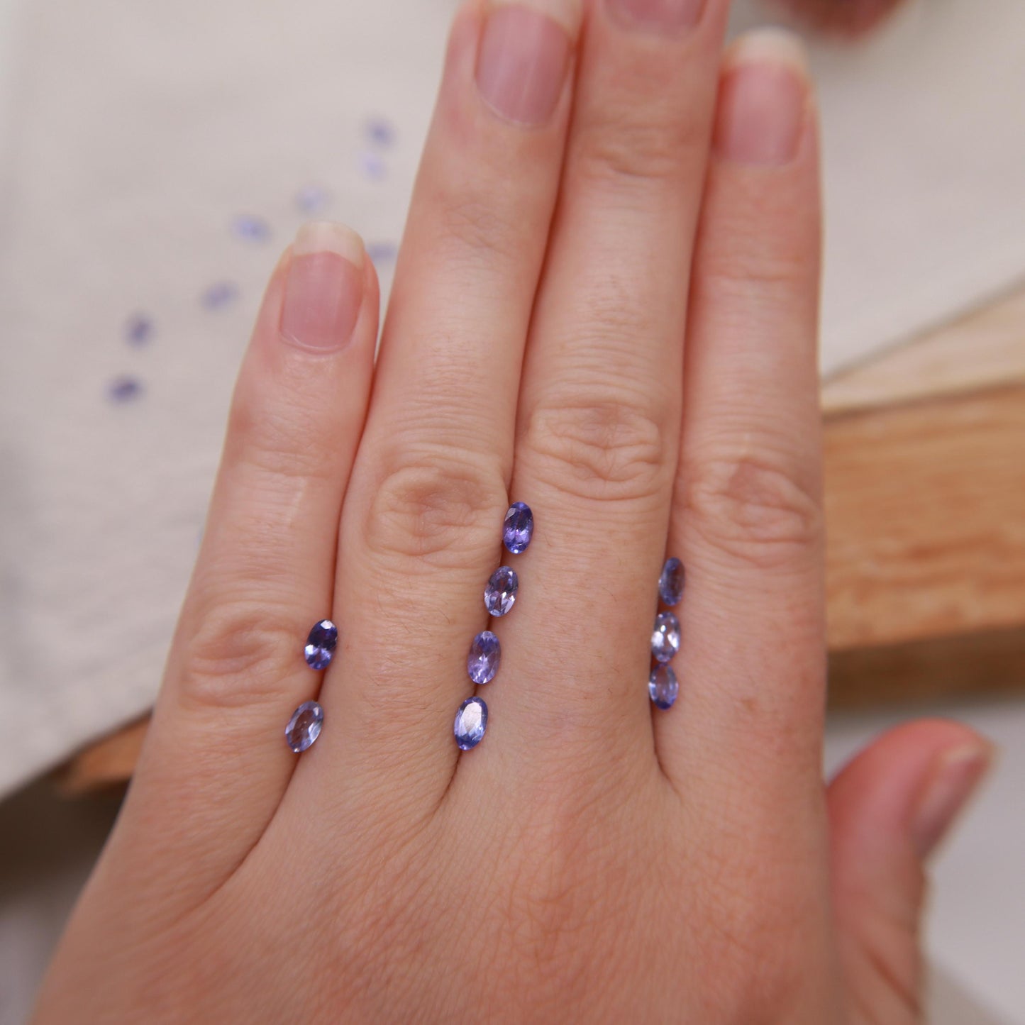 One 5x3mm Tanzanite Oval Cut, Faceted Loose Violet Gemstone, Natural Tanzanite, Zoisite