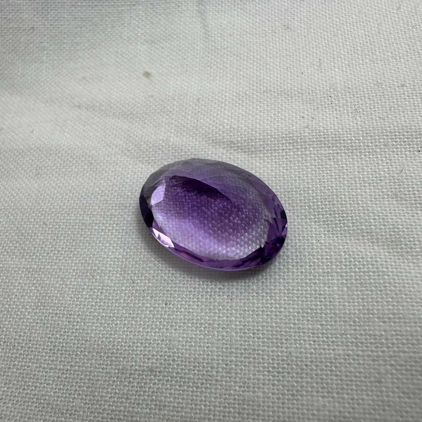 18x13mm Amethyst, 9.97 Carat Natural Purple Amethyst, Recycled Loose Gemstone,