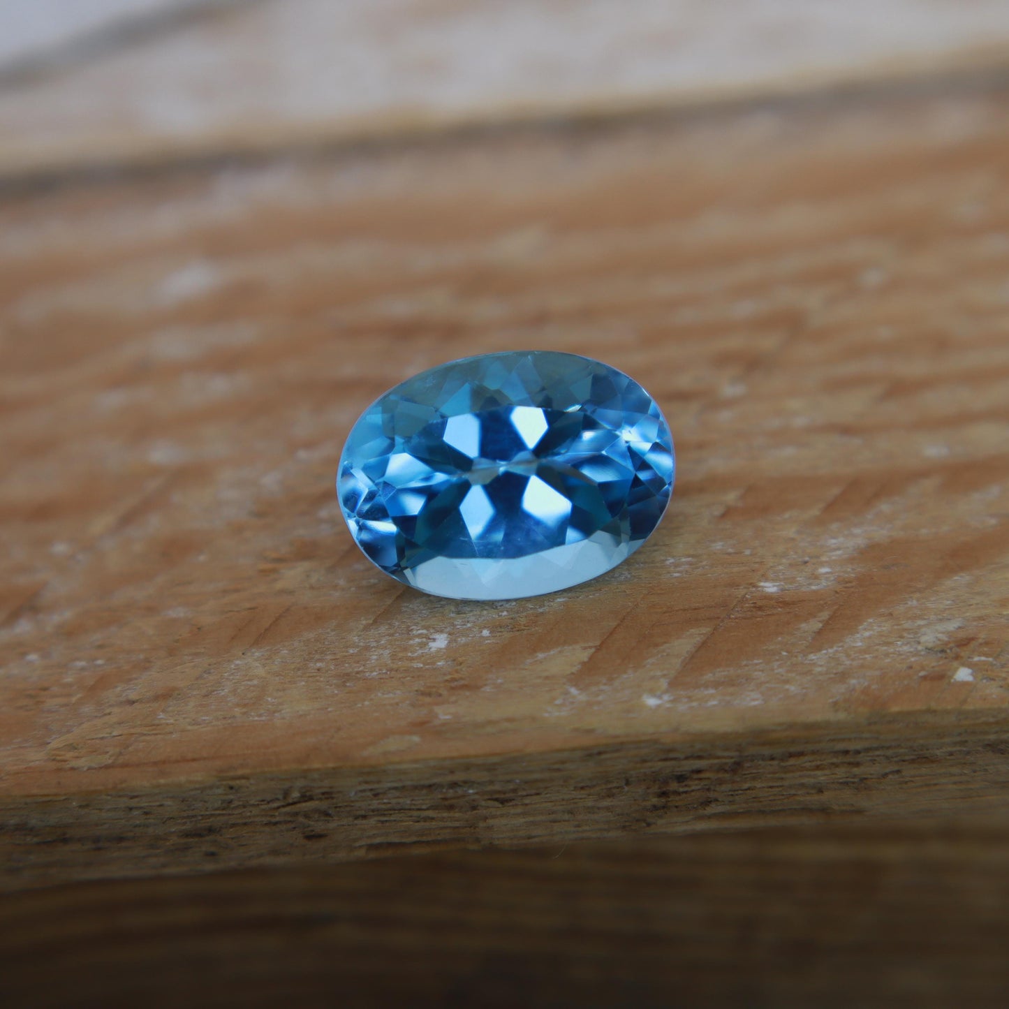 14x10mm Blue Topaz 7.94 carat Oval Cut