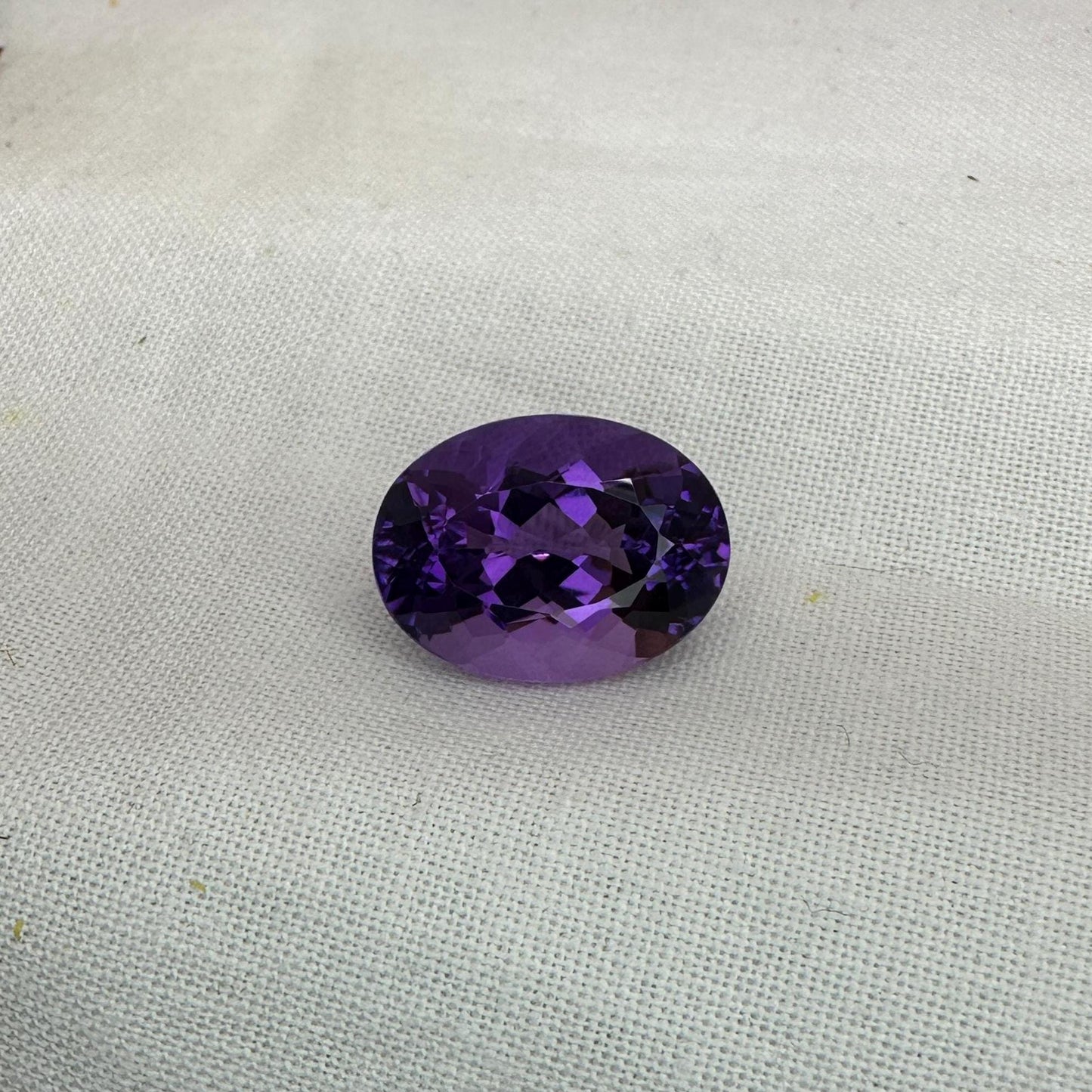 16x12mm Oval Purple Amethyst 9.85 Carat Natural Faceted Loose Gem