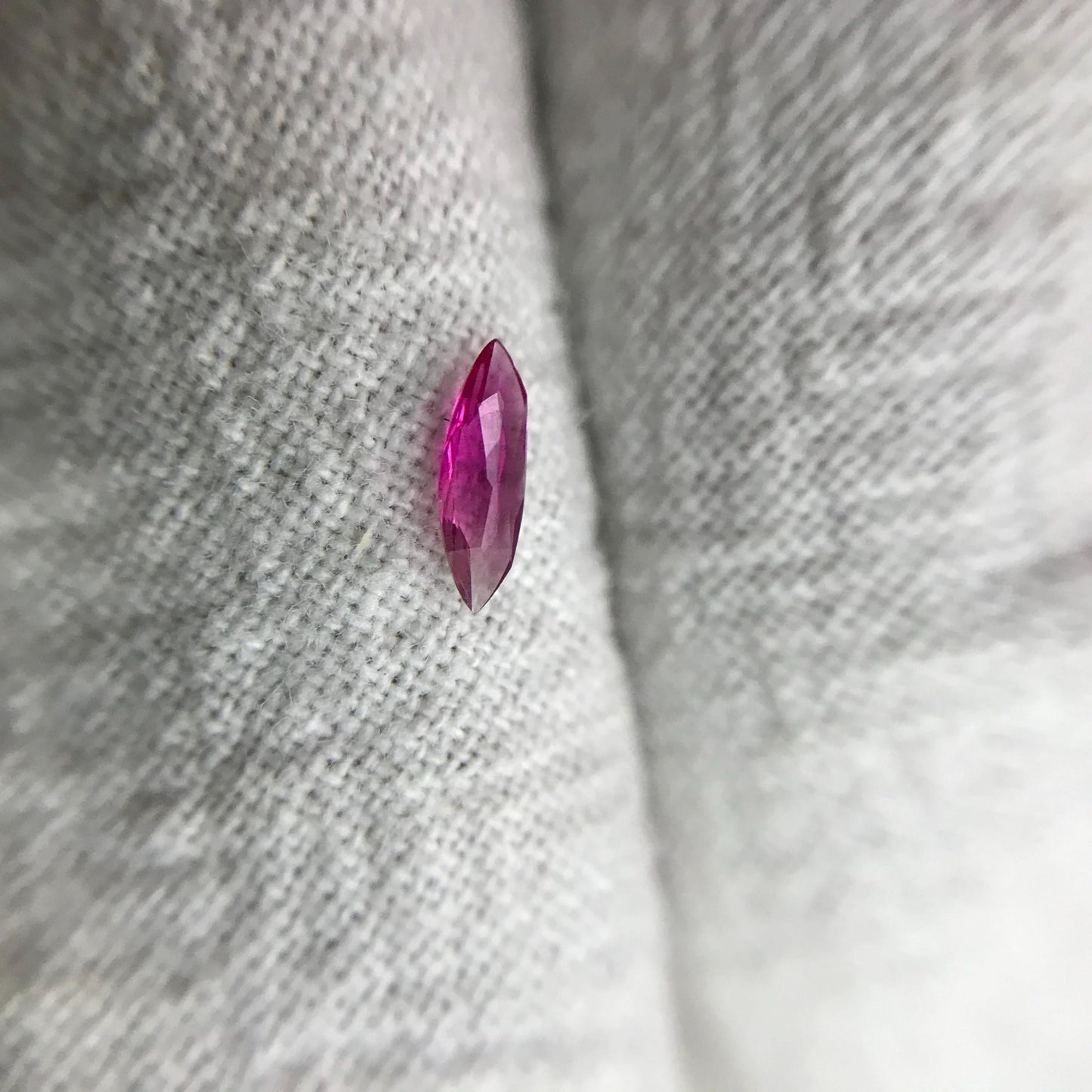 5.85x2.1mm Red Beryl 0.09 carat Marquise Cut, Faceted Natural Bixbite