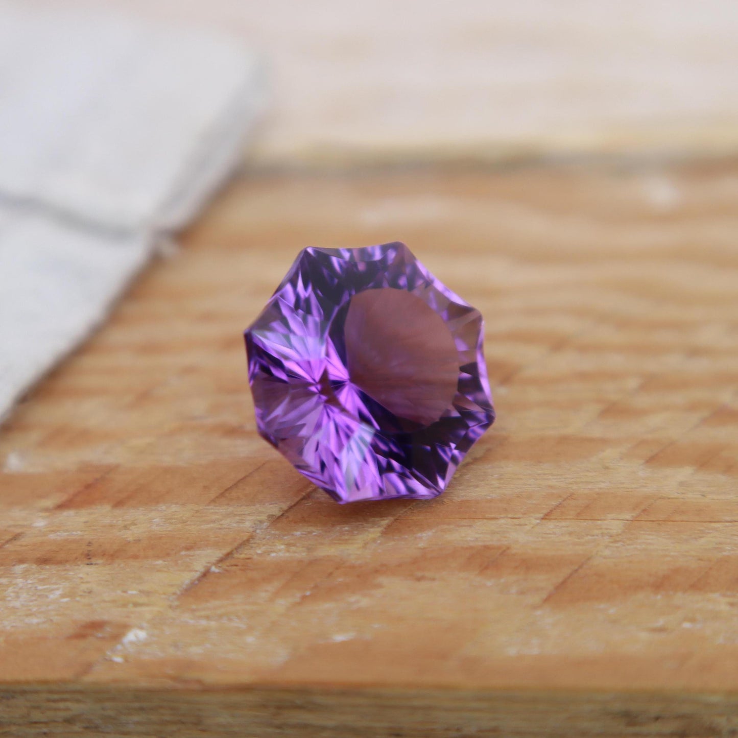 12mm Purple Amethyst 6.29 Carat Fancy Octagon Cut Loose Natural February Birthstone