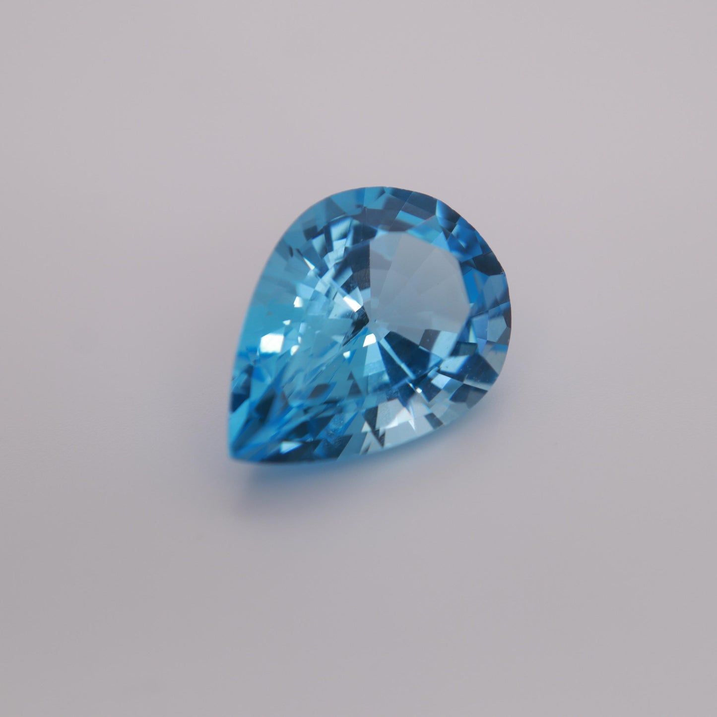 18x13mm Sky Blue Topaz Pear Cut, 12.14 carat Loose Recycled Topaz