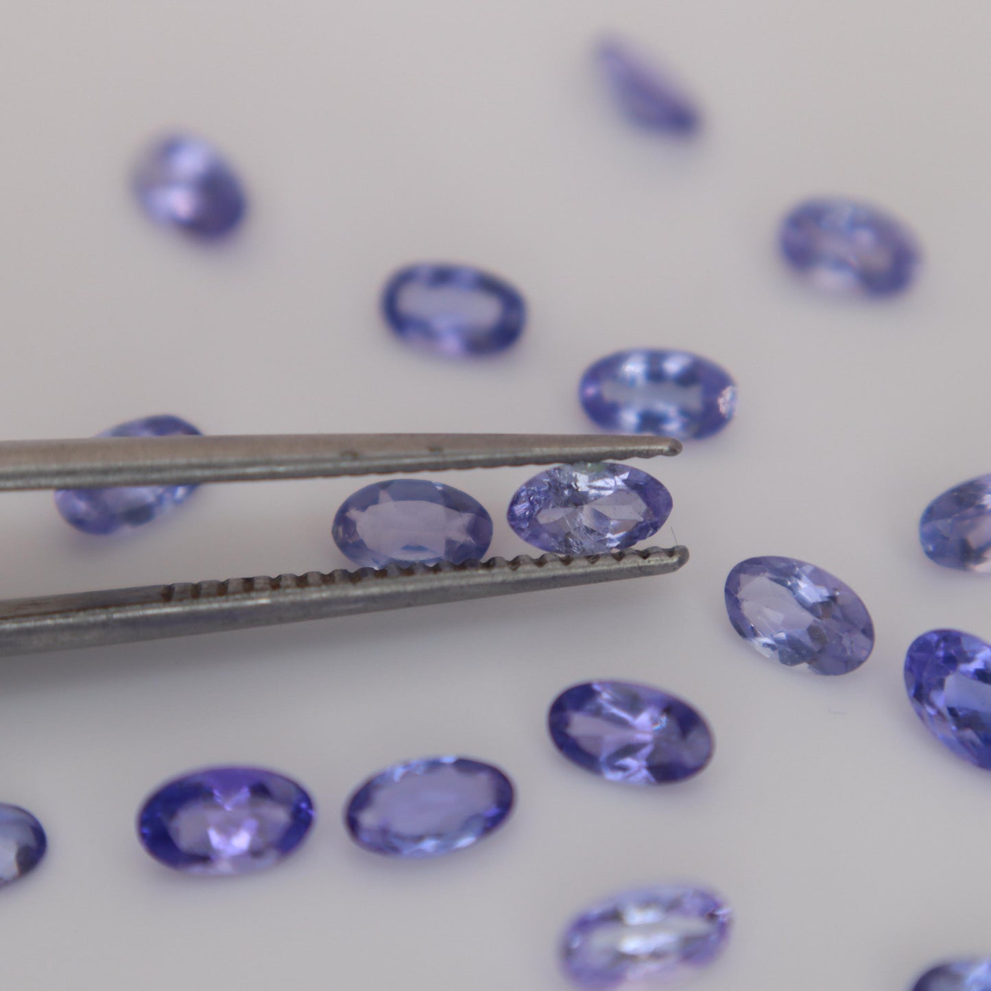 One 5x3mm Tanzanite Oval Cut, Faceted Loose Violet Gemstone, Natural Tanzanite, Zoisite