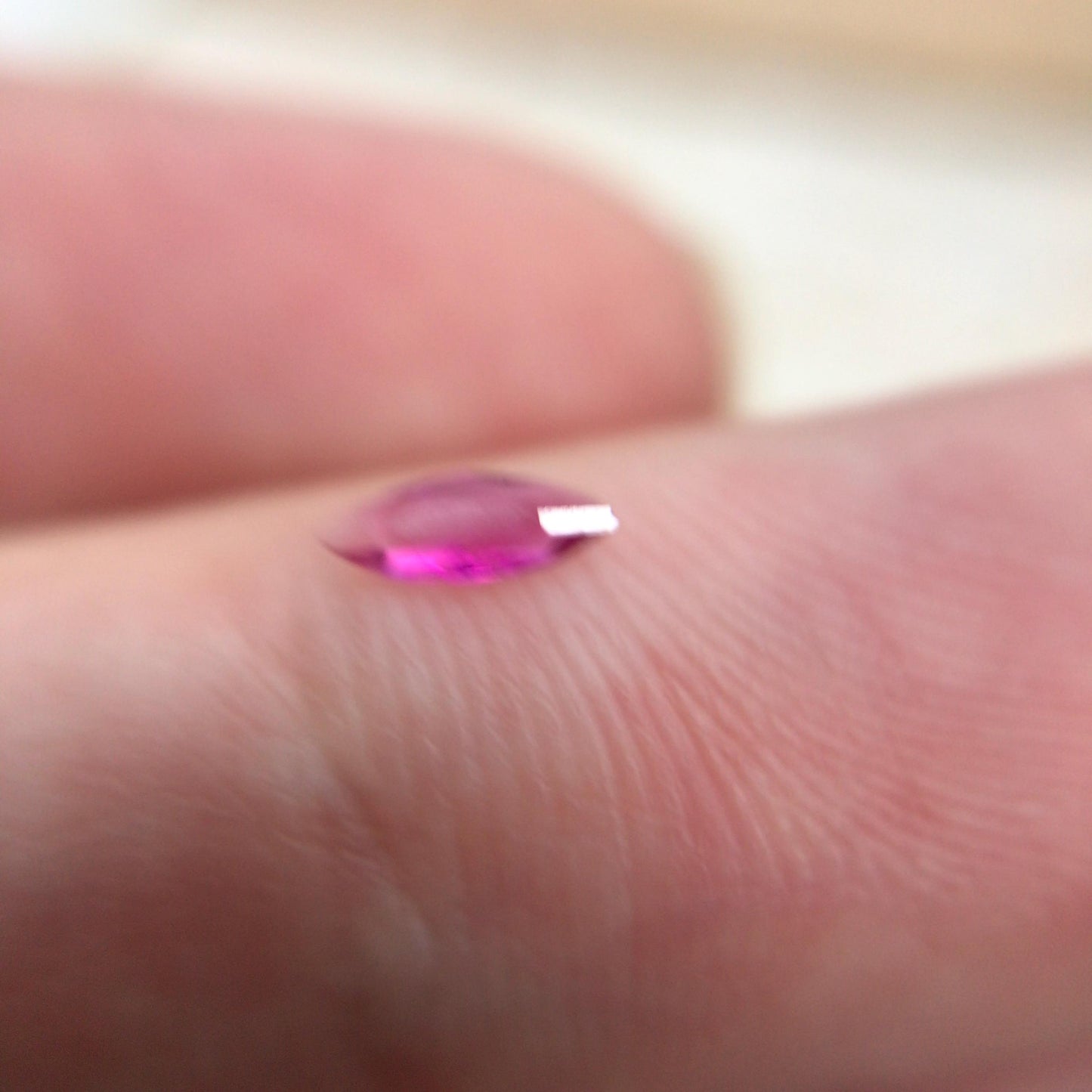 5.85x2.1mm Red Beryl 0.09 carat Marquise Cut, Faceted Natural Bixbite