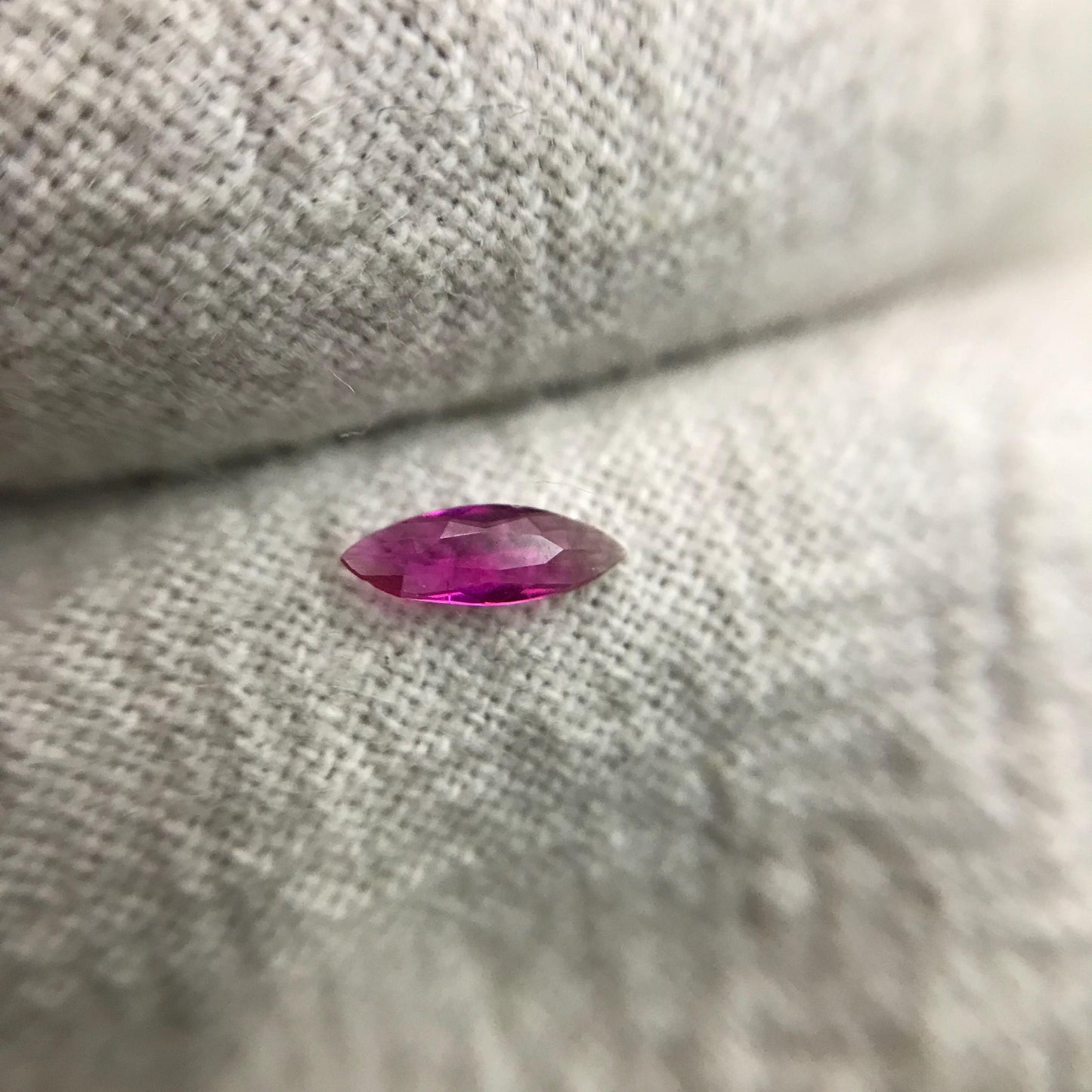 5.85x2.1mm Red Beryl 0.09 carat Marquise Cut, Faceted Natural Bixbite