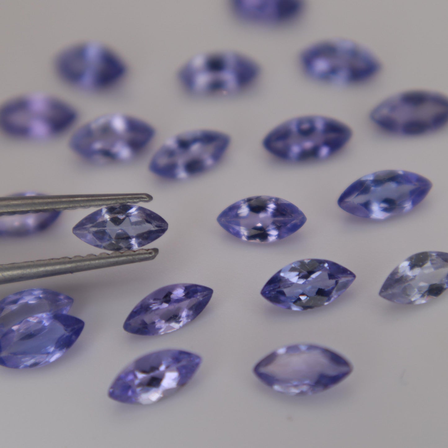 One 6x3mm Tanzanite Marquise Cut, Faceted Loose Violet Gemstone, Natural Tanzanite, Zoisite
