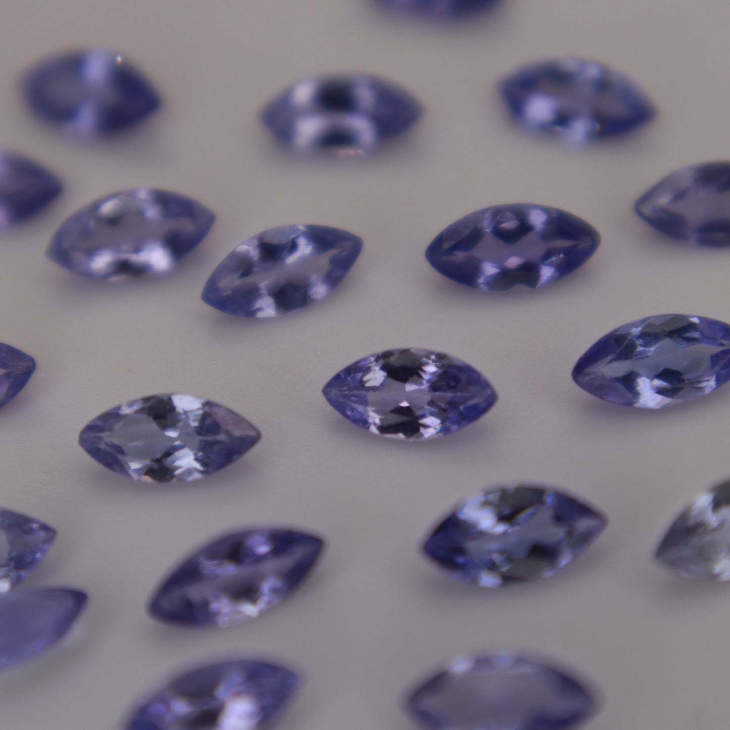One 6x3mm Tanzanite Marquise Cut, Faceted Loose Violet Gemstone, Natural Tanzanite, Zoisite