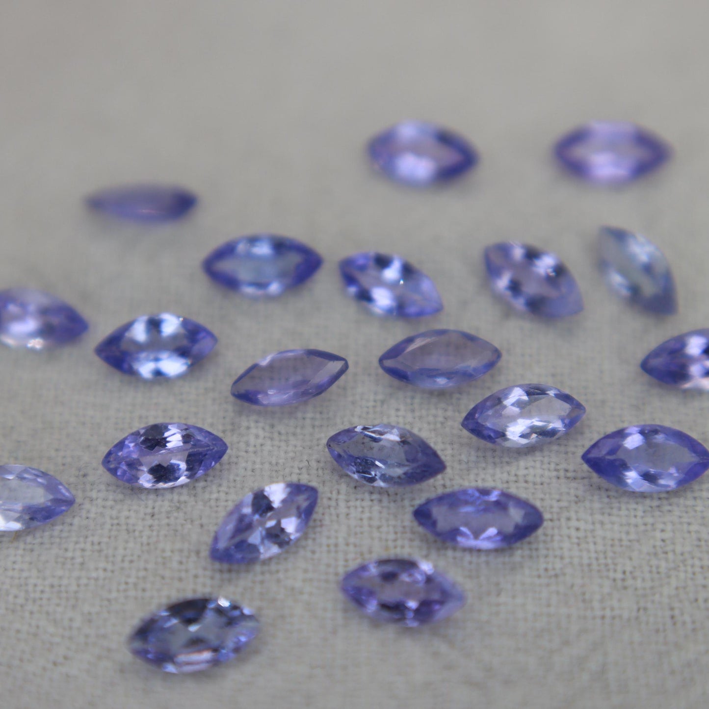 One 6x3mm Tanzanite Marquise Cut, Faceted Loose Violet Gemstone, Natural Tanzanite, Zoisite