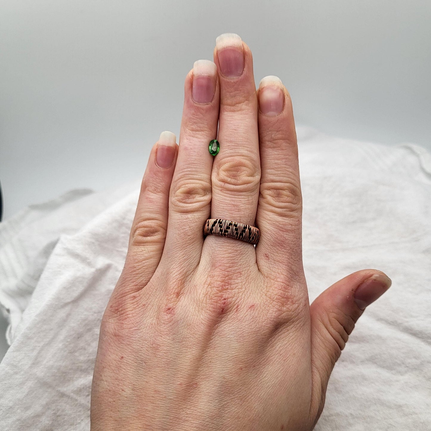 0.55 ct Natural Green Tsavorite Garnet 6.3x4.2mm Faceted Oval Gemstone Unmounted Gem, Earth Mined Green Garnet