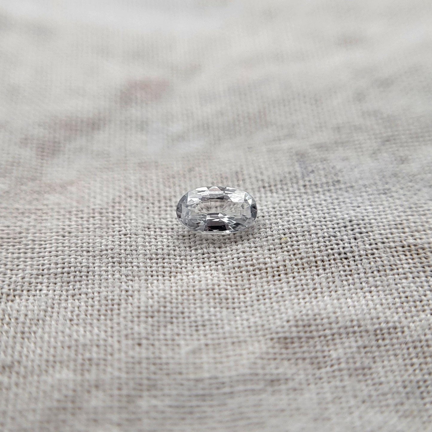0.24ct Natural Clear Sapphire 4.7x3mm Oval Cut Faceted Loose Heated, Earth Mined Sapphire