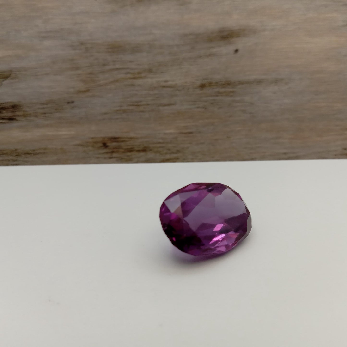 Lab Created Purple Color Change Sapphire Oval Cut 22.89 Carat, Faceted Lab Grown Corundum- Alexandrite Replacement 20.5x14mm