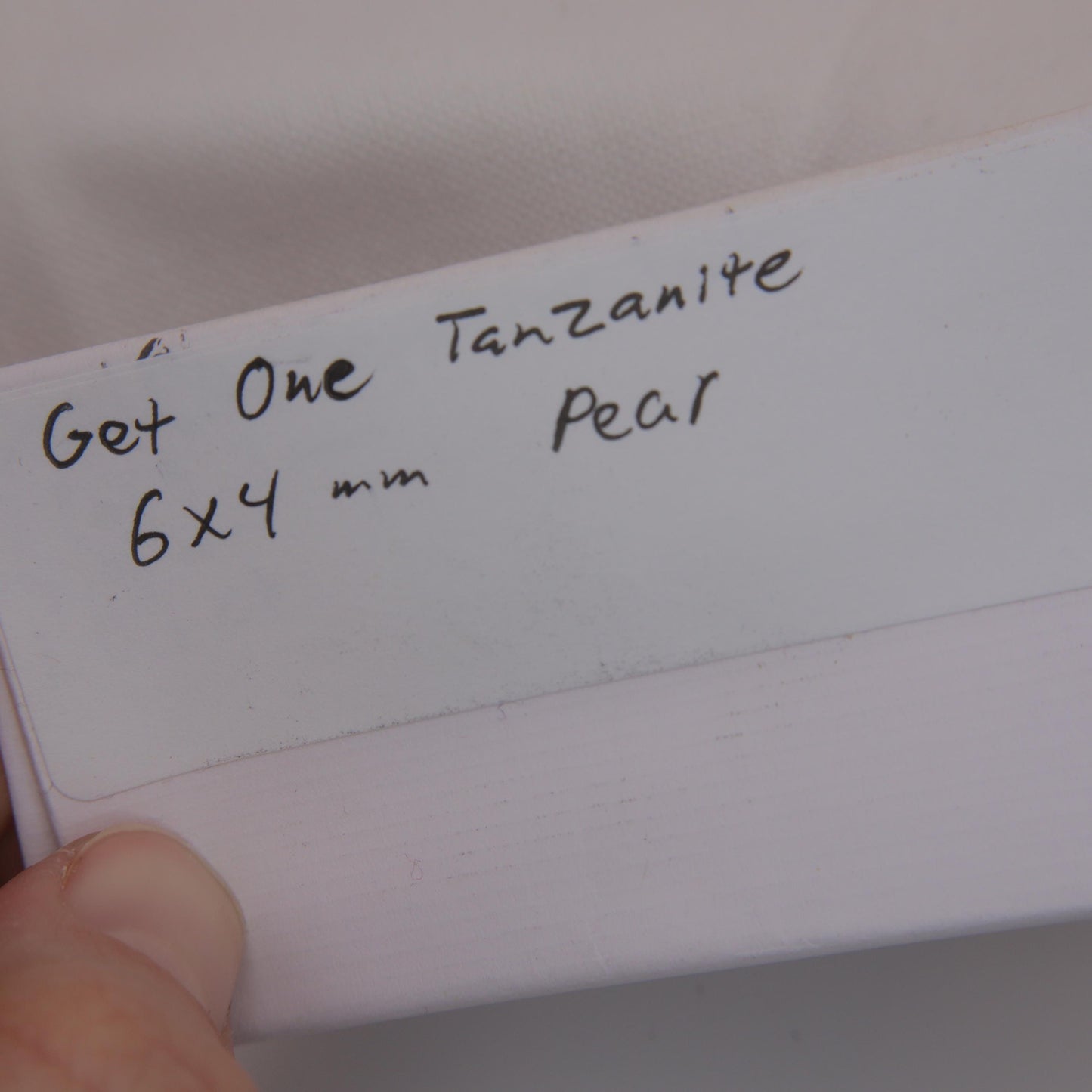 One 6x4mm Tanzanite Pear Cut, Faceted Loose Violet Gemstone, Natural Tanzanite, Zoisite