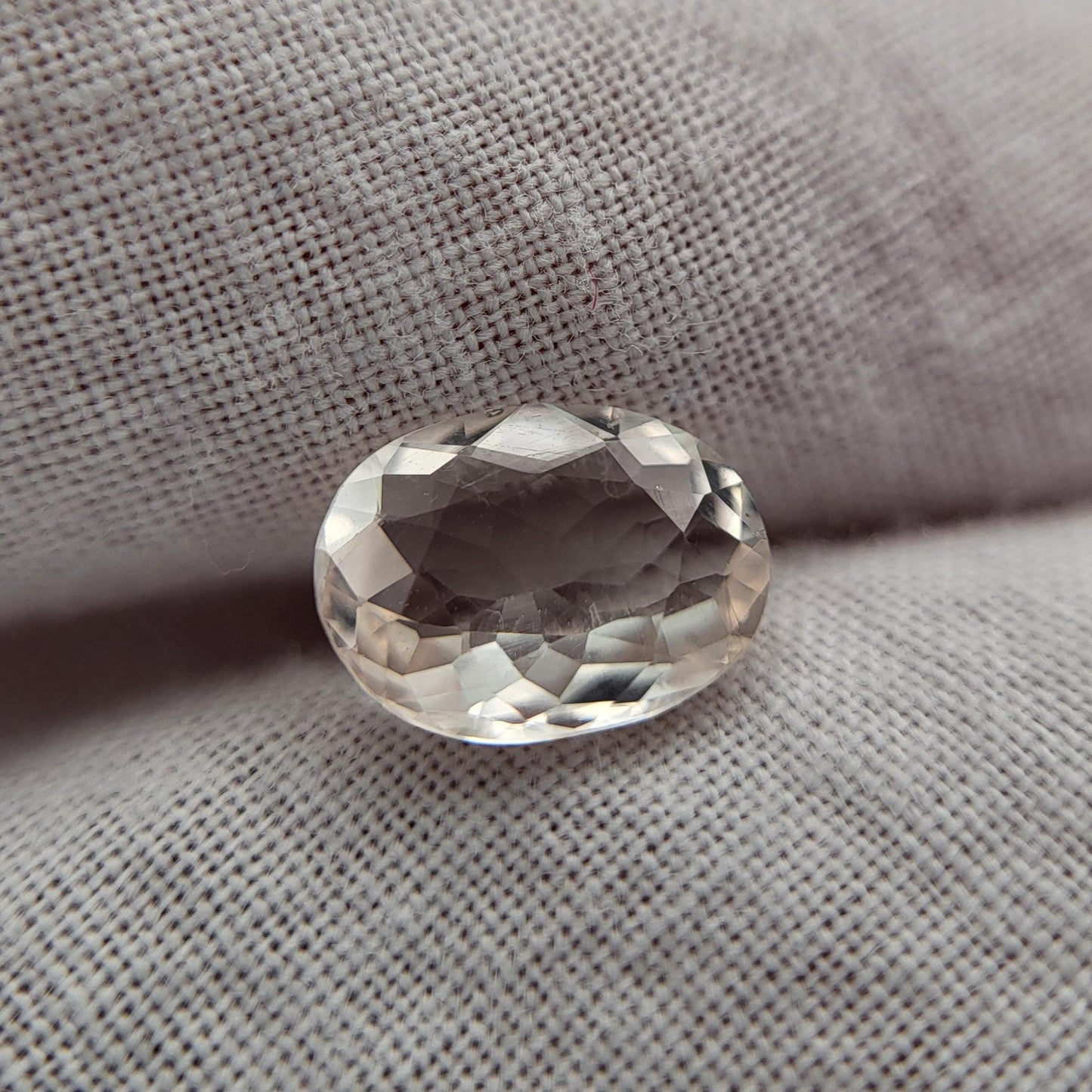 9x7mm Light Pink Morganite 1.22 Carat Oval Cut Morganite, Faceted Loose Beryl