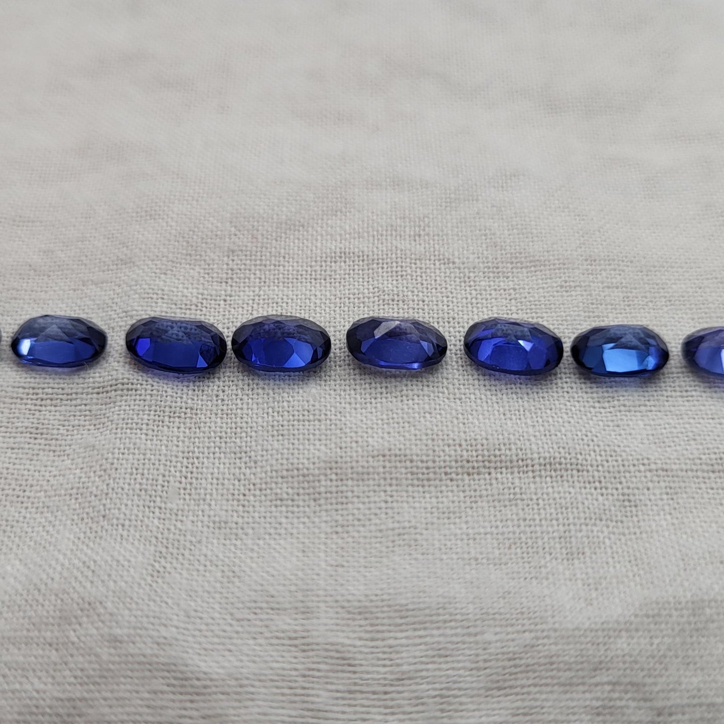 One- 6x4mm, Lab Blue Sapphire, Lab Sapphire