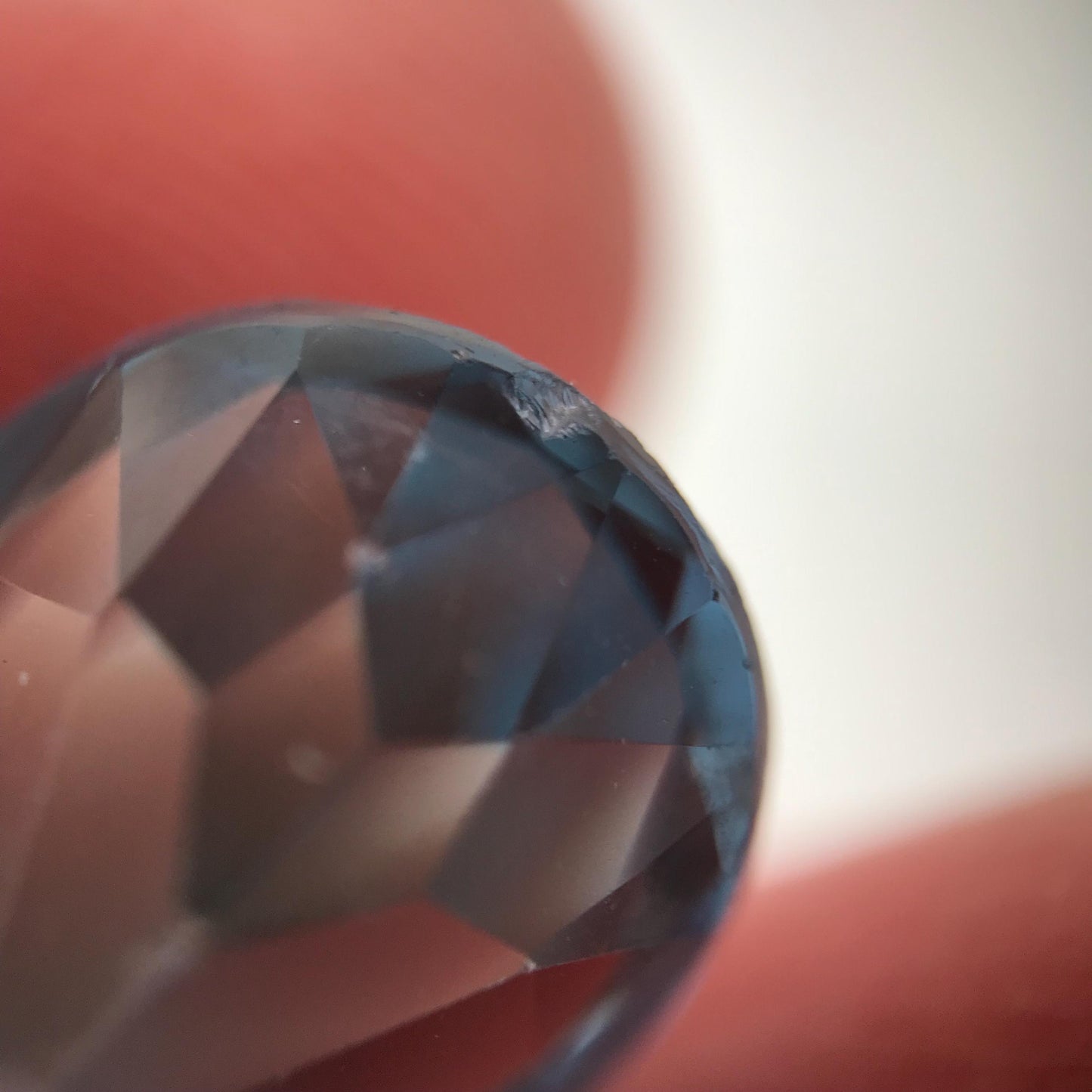 14x10mm Light Blue Topaz, 6.88 Ct Oval cut Faceted Discount Gemstone, Reclaimed/Recycled Imperfect Gem,