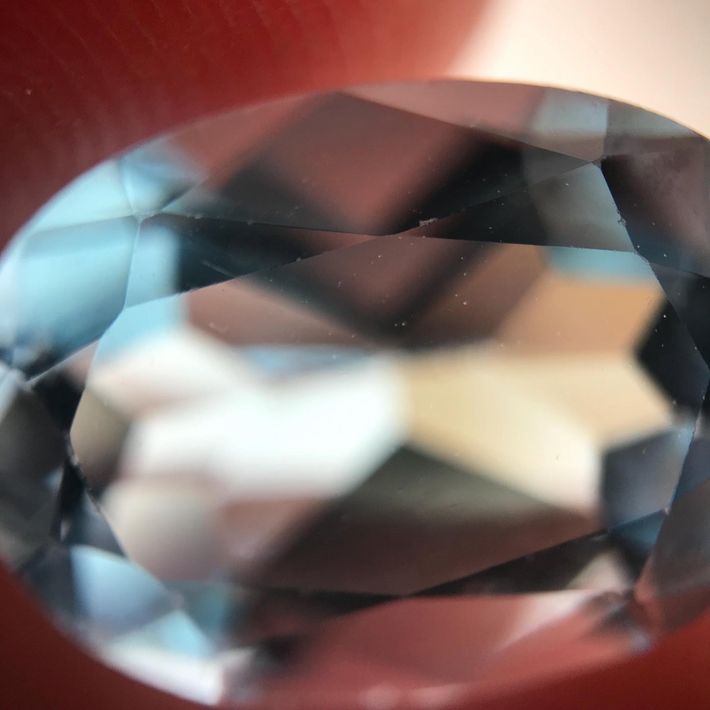 14x10mm Light Blue Topaz, 6.88 Ct Oval cut Faceted Discount Gemstone, Reclaimed/Recycled Imperfect Gem,