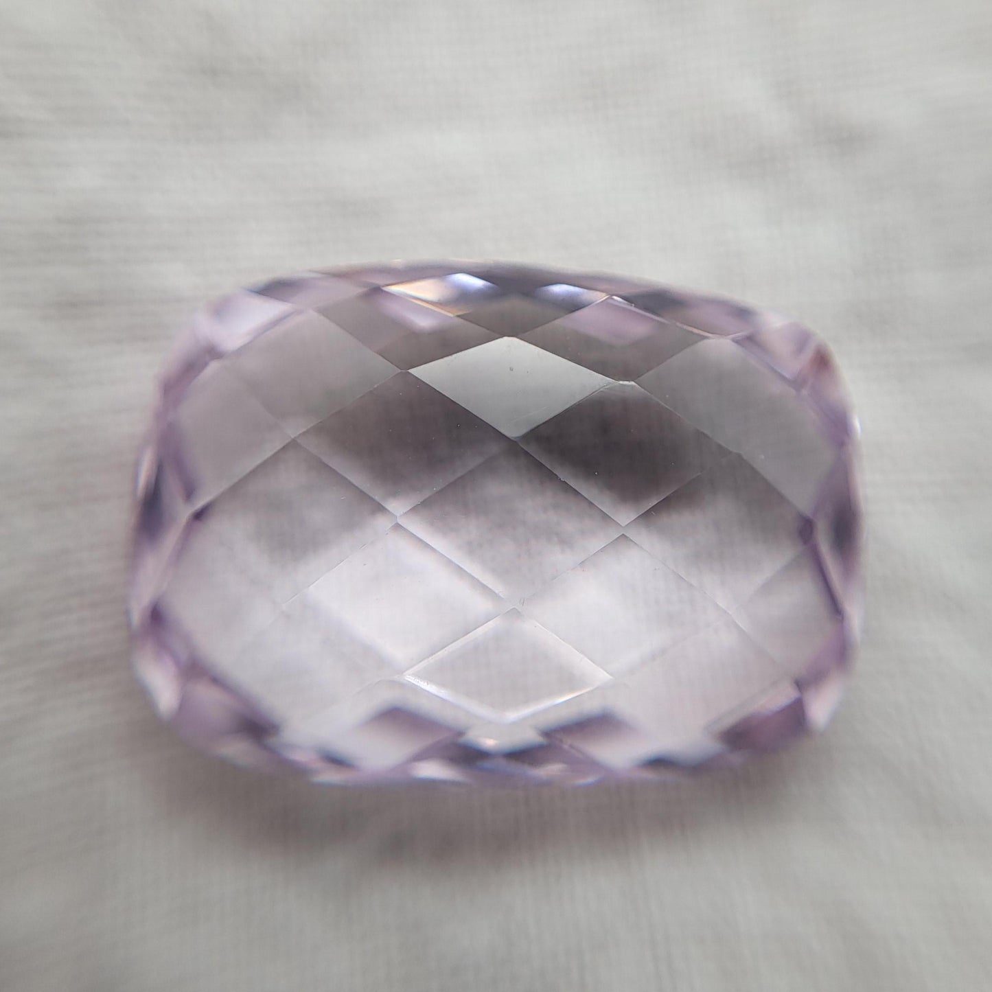 18x13mm Light Purple Amethyst, 12.14 Carat Cushion Cut Gemstone