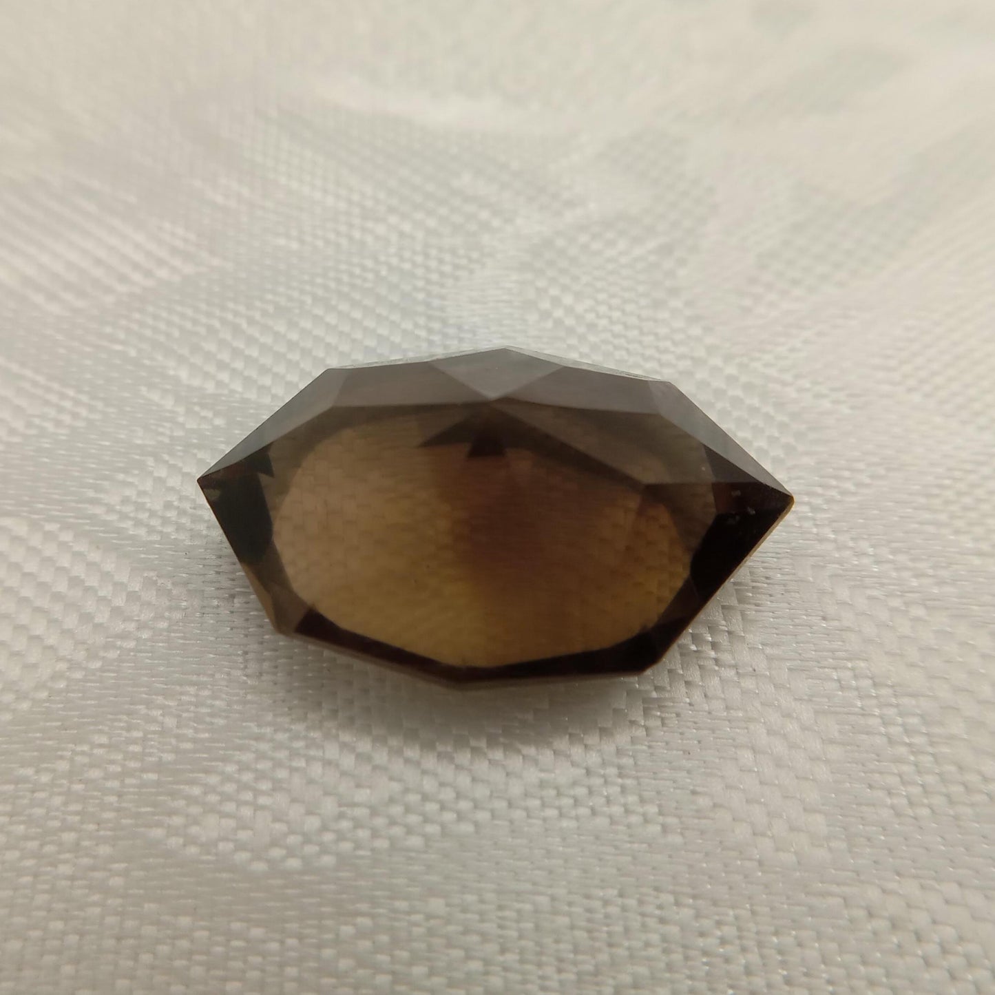 23.81 carat Natural Smoky Quartz, 25.3x17.4mm Fancy Cut Loose Stone Gemstone Brown Gem 25x17mm