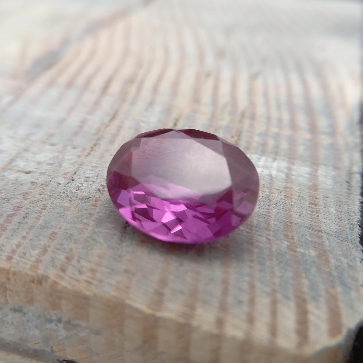 12x10mm Purple  Lab Sapphire Oval Cut 5 Carats, Faceted Loose 11.9x 10mm