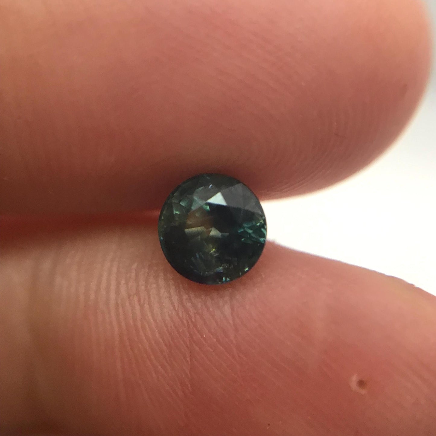 Natural 5.8mm Blue Sapphire 1.21 Carats Round Corundum Deep Blue Gem Faceted Loose Round cut Gemstone