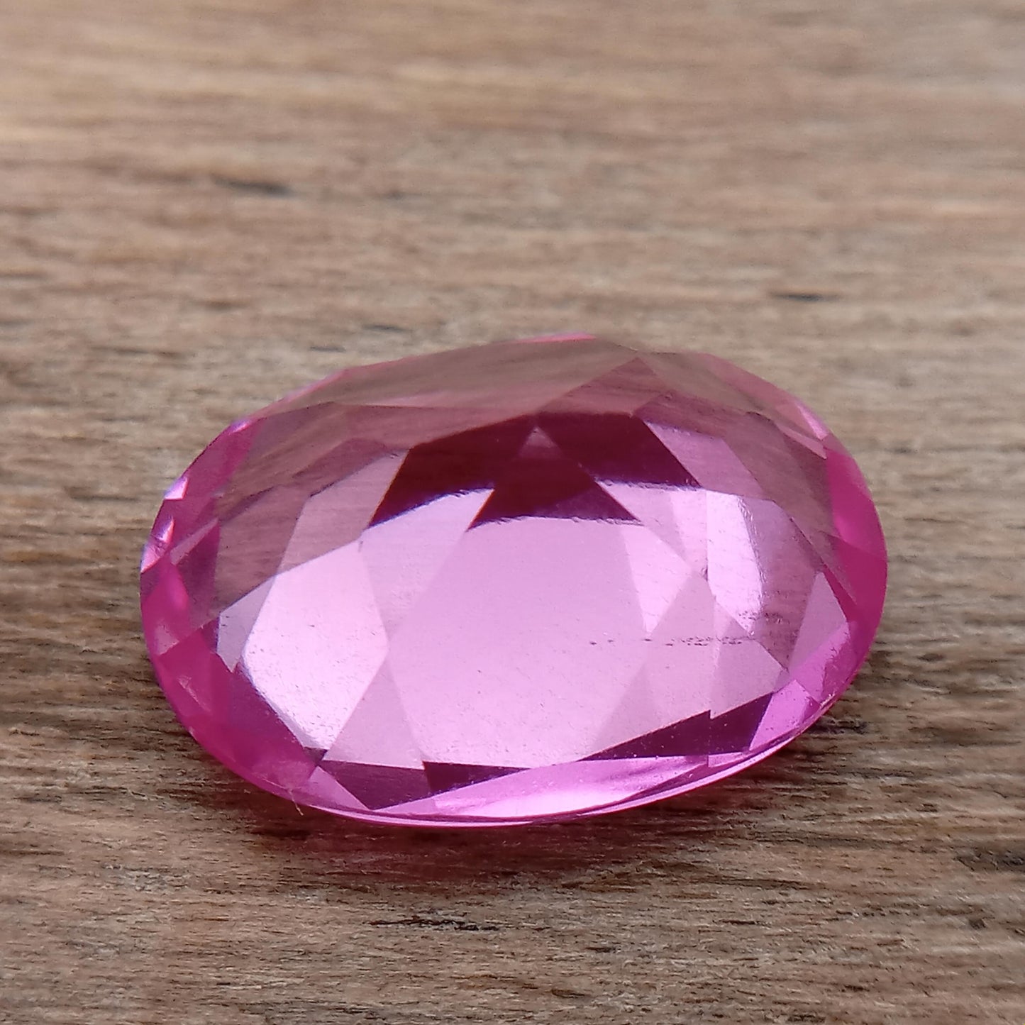 16x12mm Pink Lab Created Sapphire 12.03 Ct, Oval Cut Loose Faceted Gemstone, Synthetic, Man-Made Corundum, Light Pink Gem 12 carat