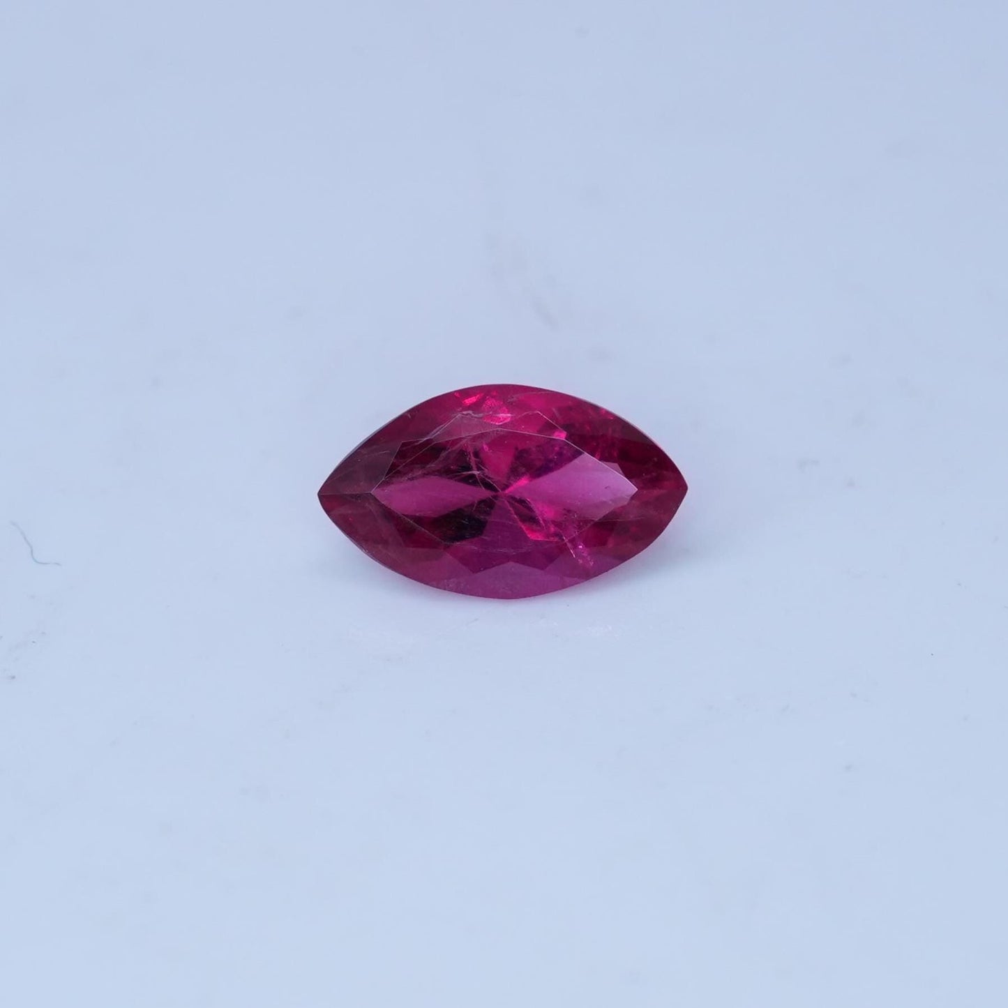 GIA 0.55 carat Red Beryl 8x4.7mm Marquise Cut, Natural Utah Bixbite