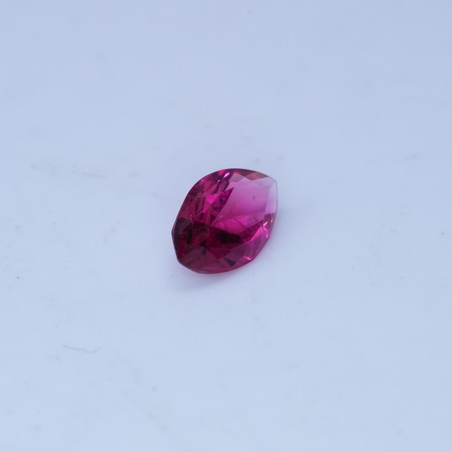 GIA 0.55 carat Red Beryl 8x4.7mm Marquise Cut, Natural Utah Bixbite
