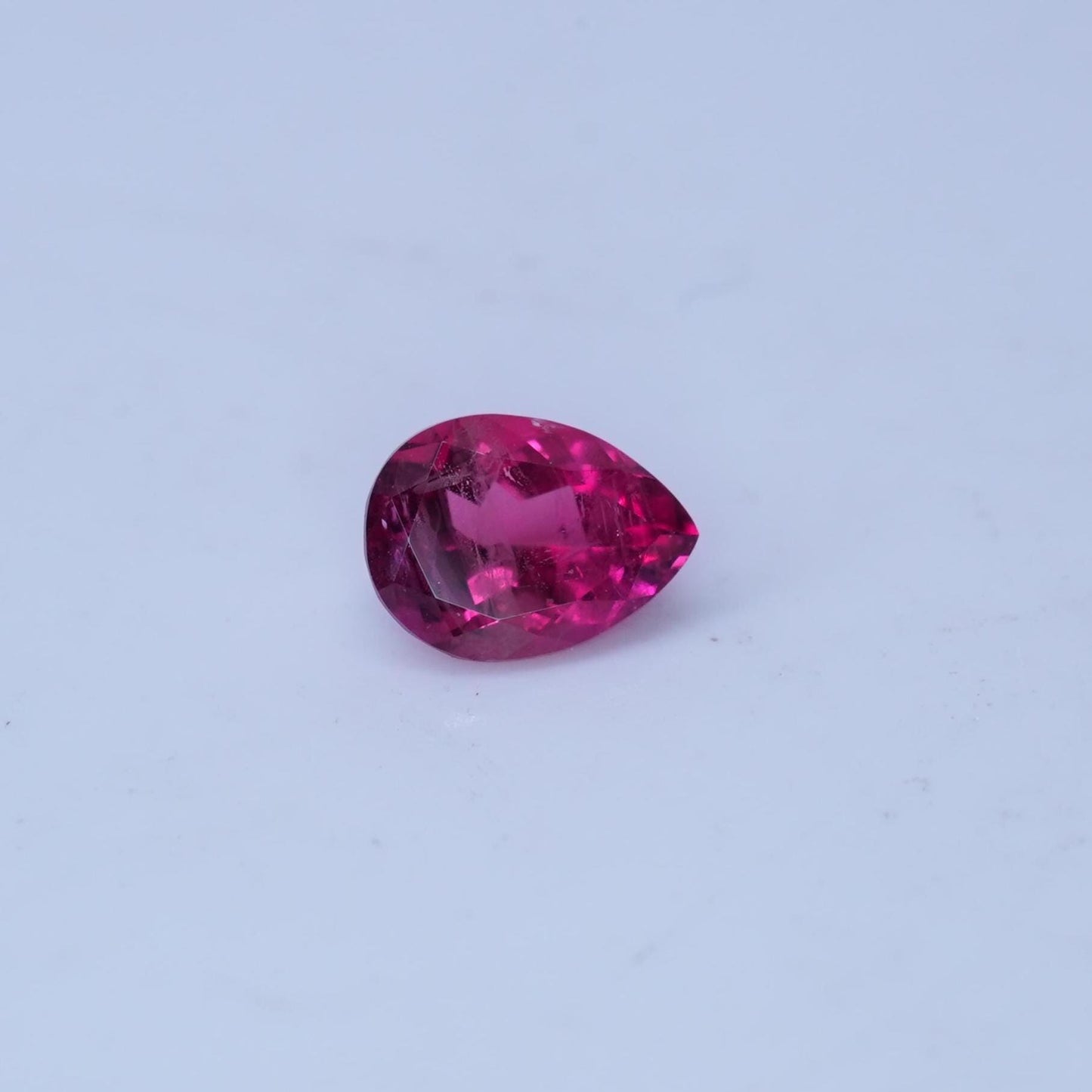 GIA 0.62 carat Red Beryl 6.75x5mm Pear Cut, Natural Utah Bixbite