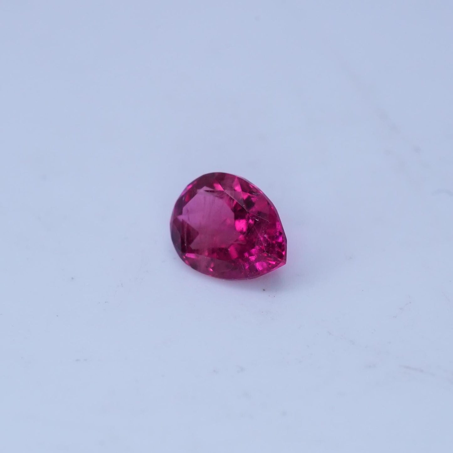 GIA 0.62 carat Red Beryl 6.75x5mm Pear Cut, Natural Utah Bixbite