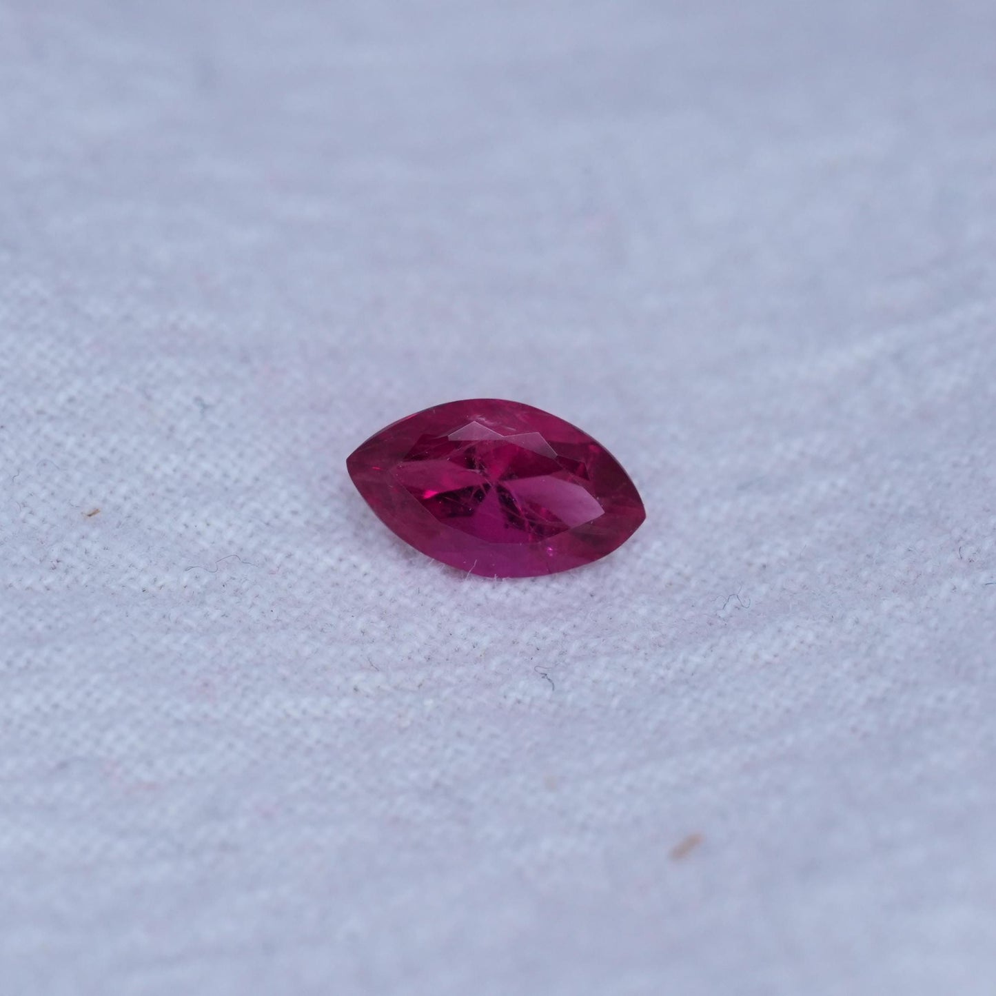 GIA 0.55 carat Red Beryl 8x4.7mm Marquise Cut, Natural Utah Bixbite