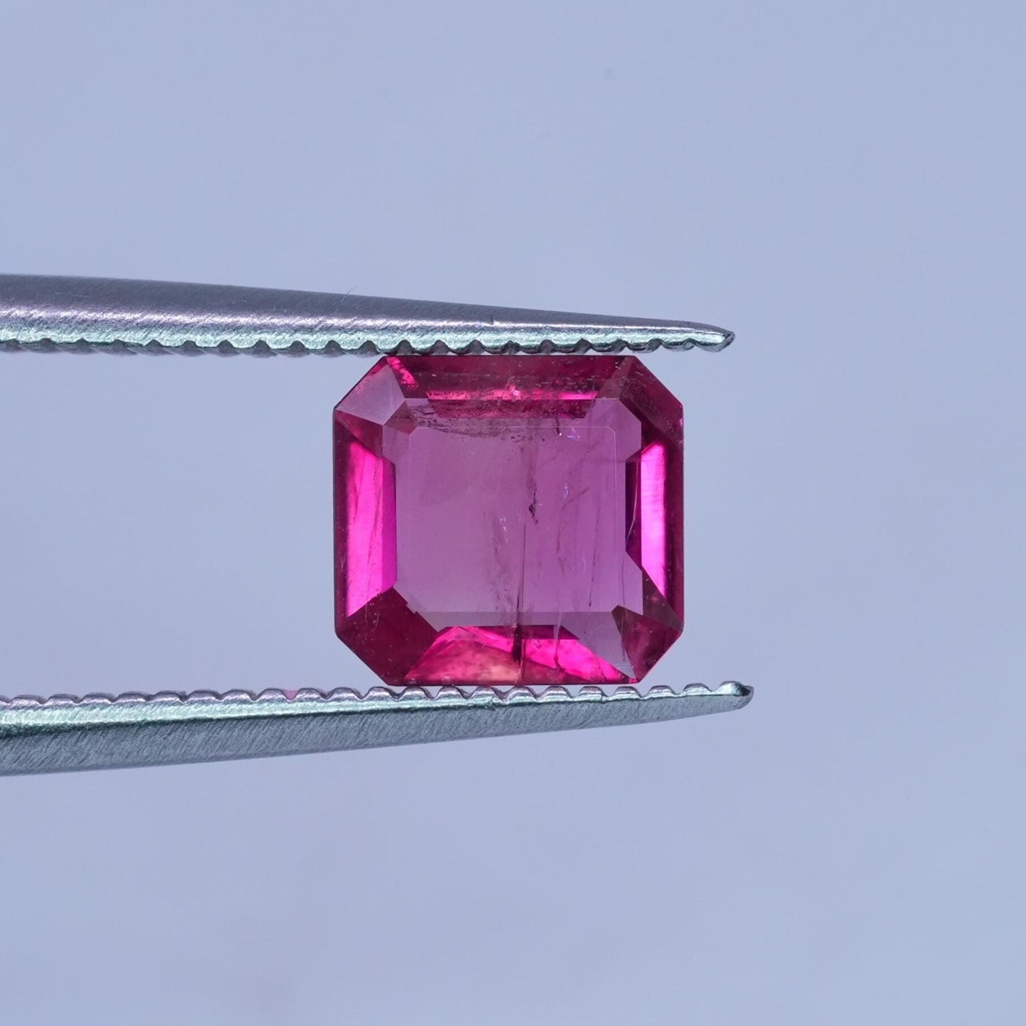 GIA 0.51 carat Red Beryl 6x5.7mm Emerald Cut, Natural Utah Bixbite