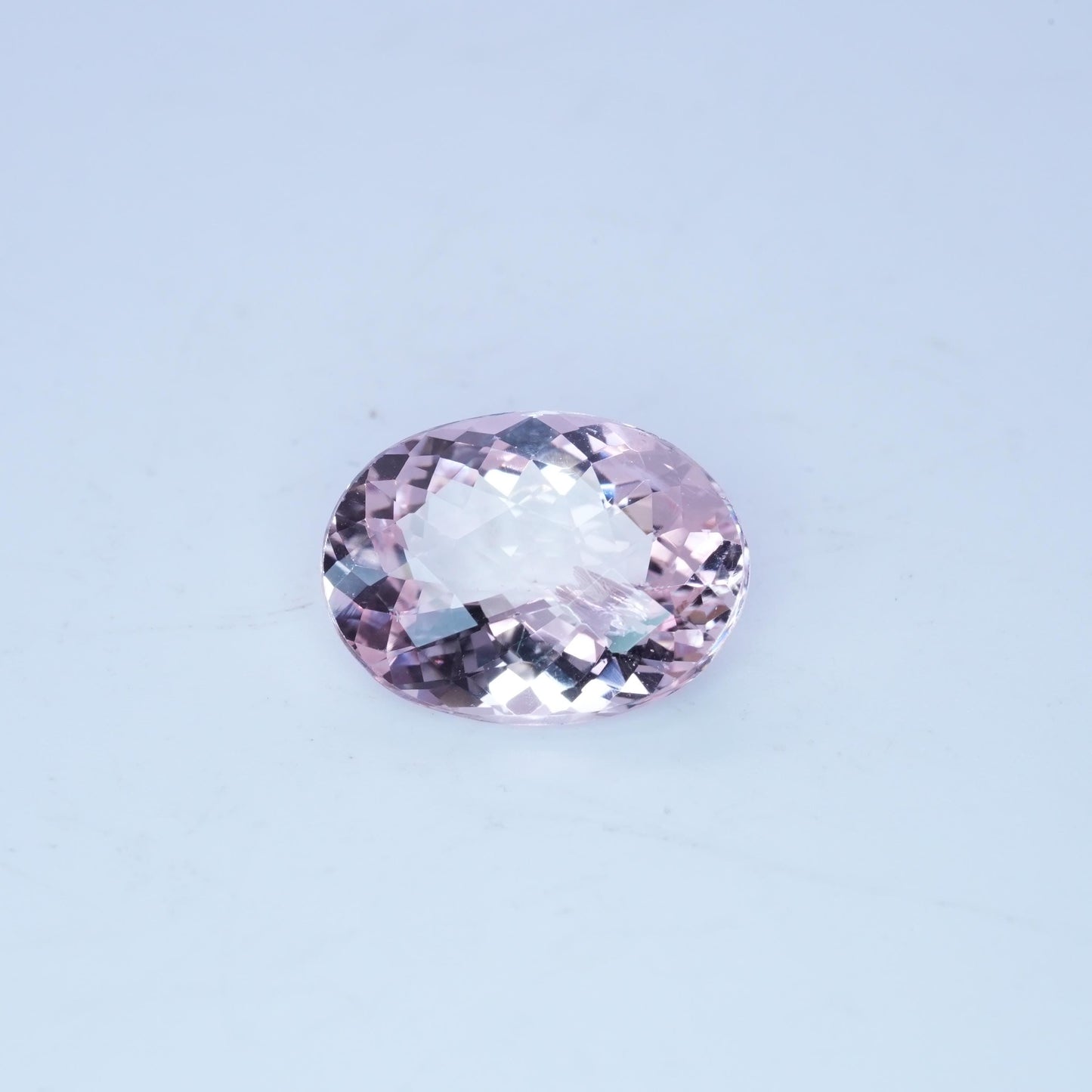 16x12mm Oval Cut Morganite 8.21 carat