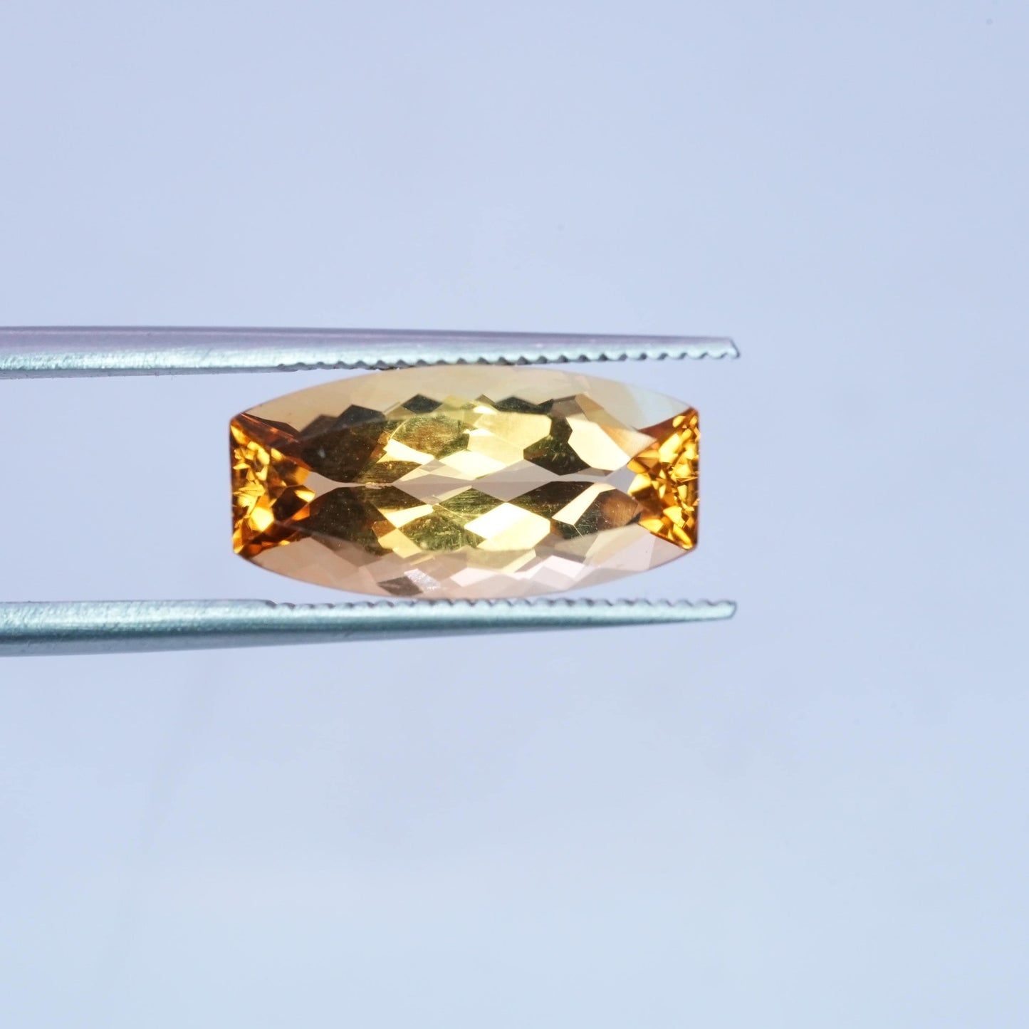 3 carat Imperial Topaz 14x7mm Cushion Cut