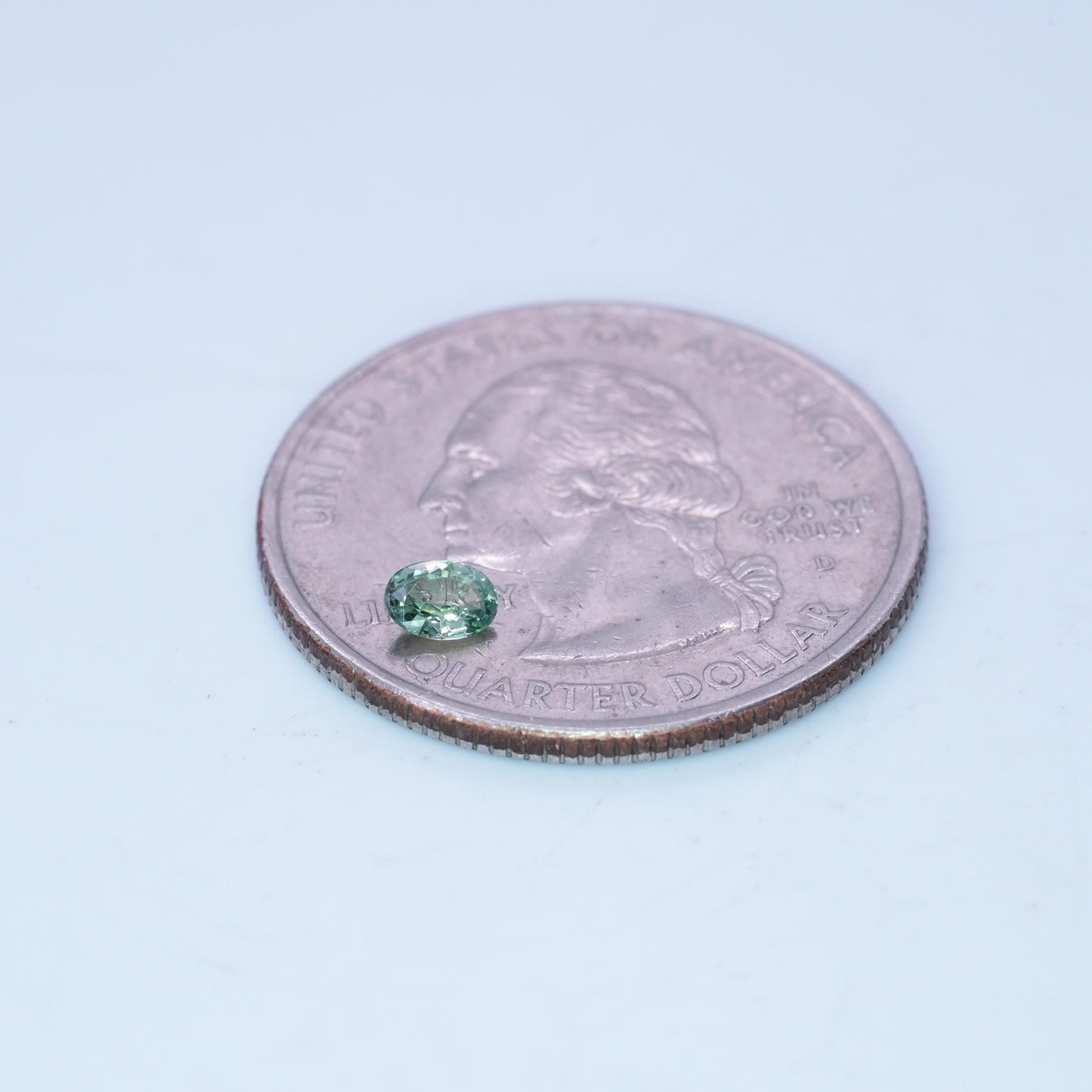 0.16 carat Natural Alexandrite 4x3mm Oval Cut, Green to Purple Color Change