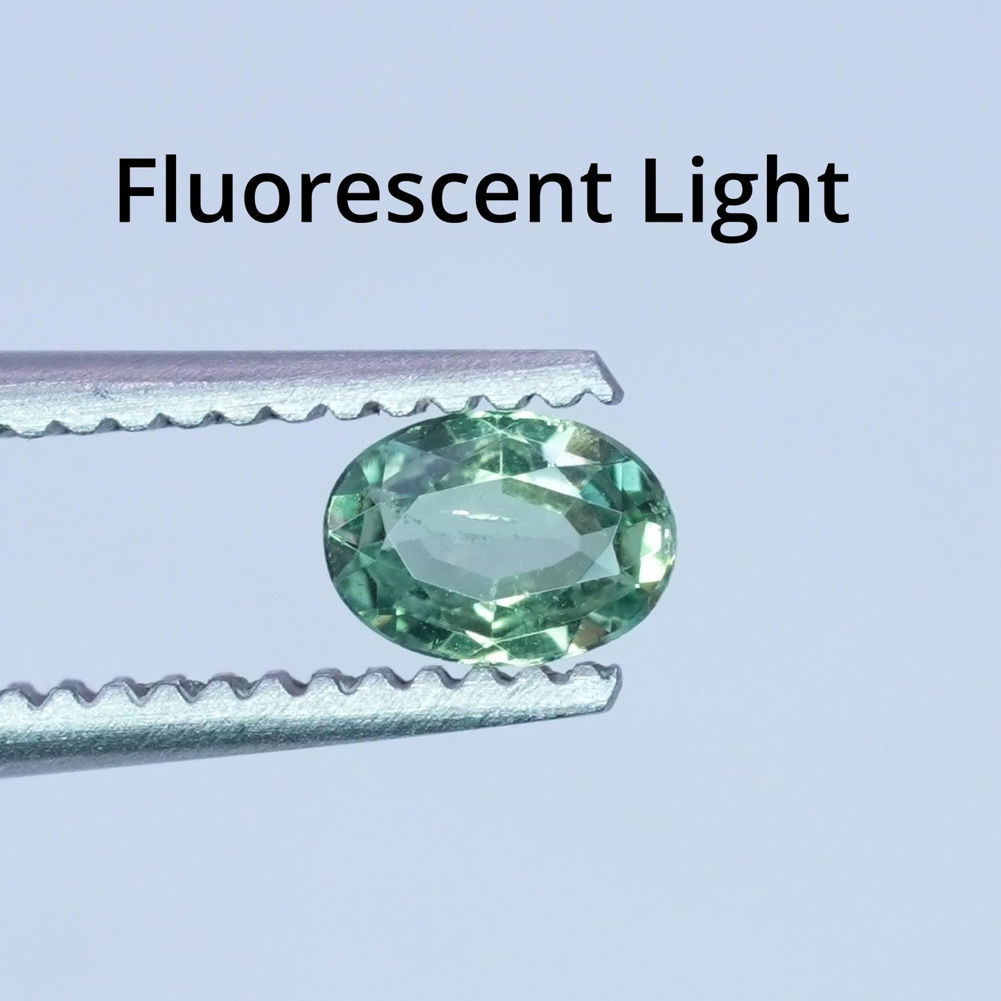 0.16 carat Natural Alexandrite 4x3mm Oval Cut, Green to Purple Color Change