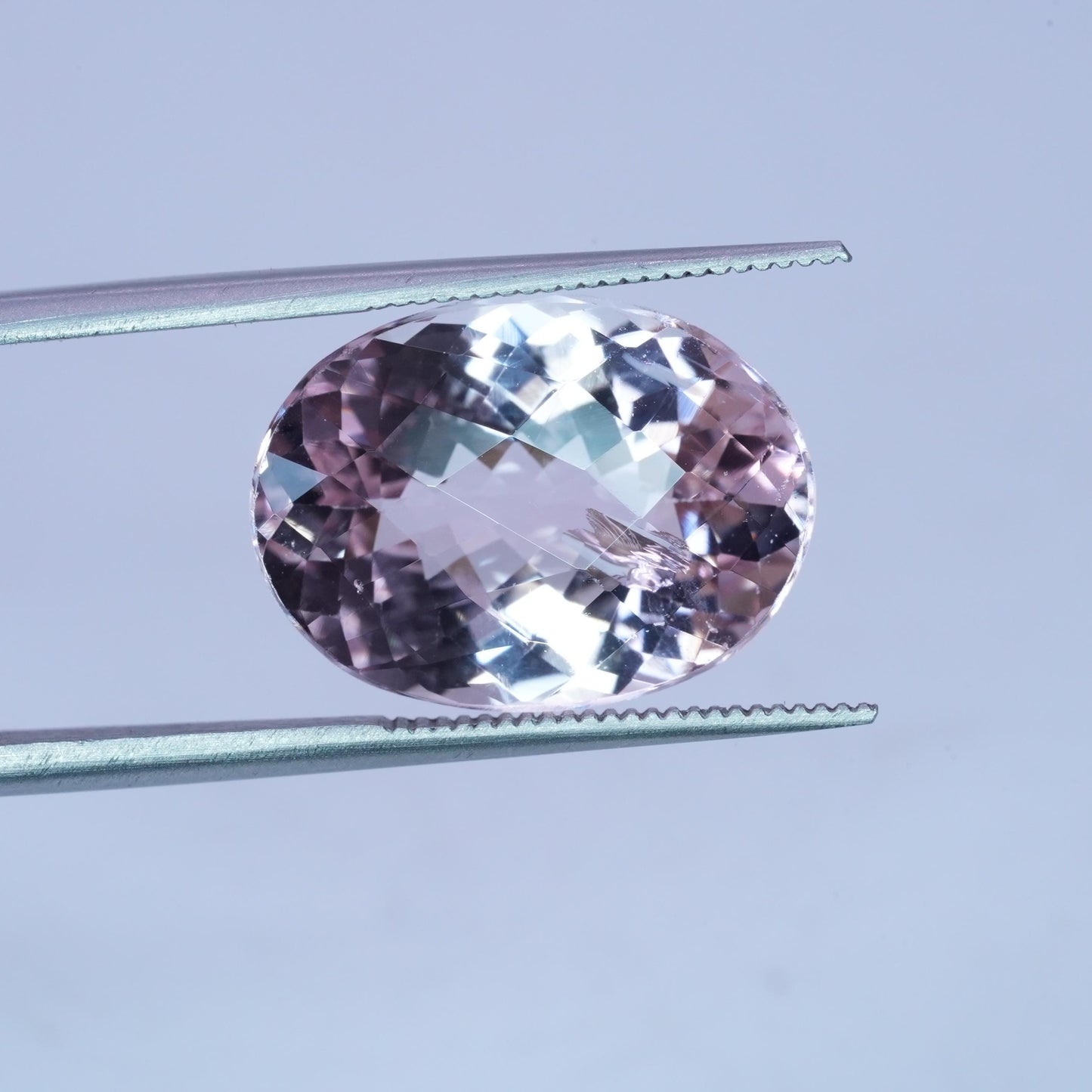 16x12mm Oval Cut Morganite 8.21 carat