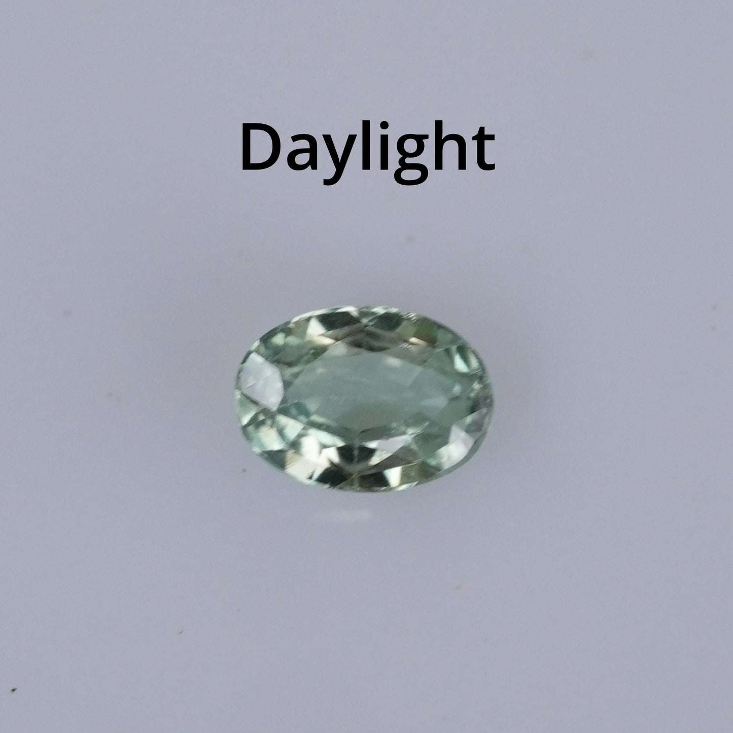 0.16 carat Natural Alexandrite 4x3mm Oval Cut, Green to Purple Color Change