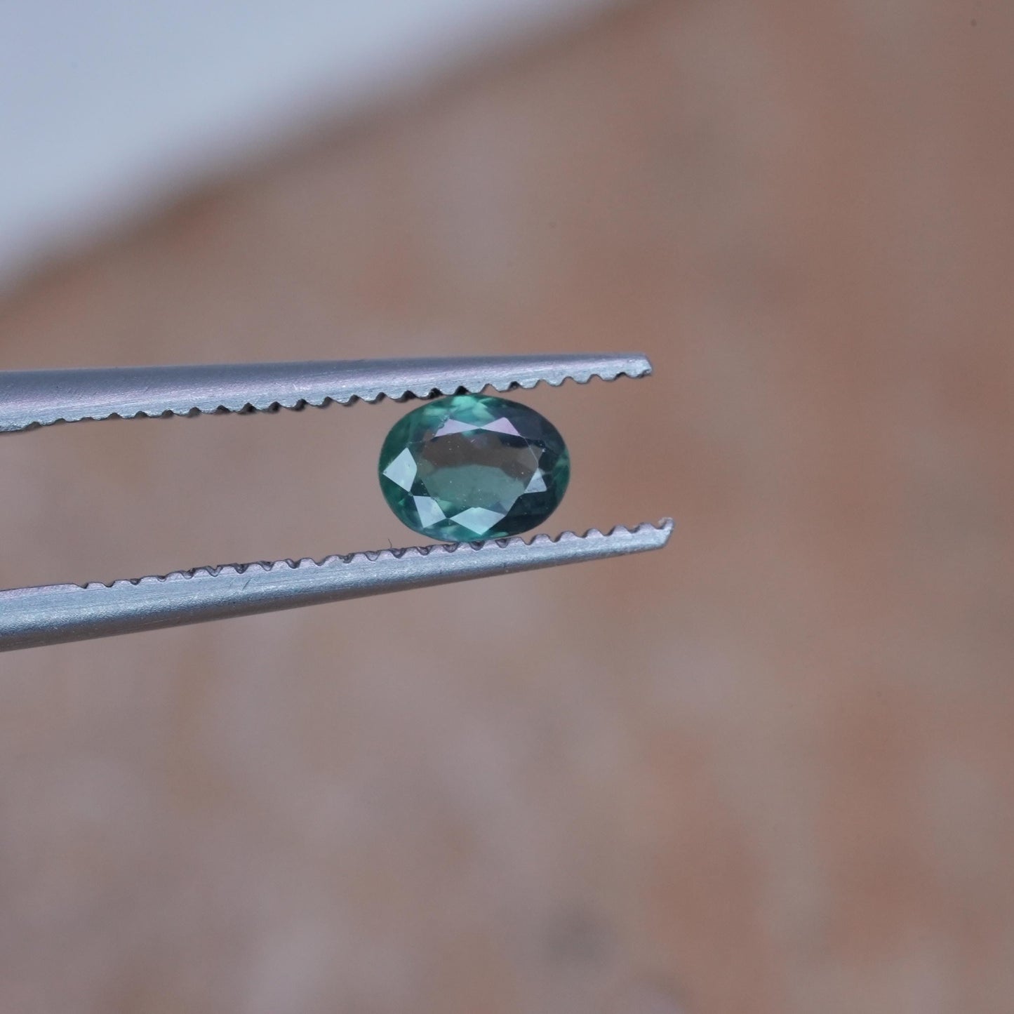 0.30 carat Natural Alexandrite 4.45x3.4mm Oval Cut, Green to Purple Color Change