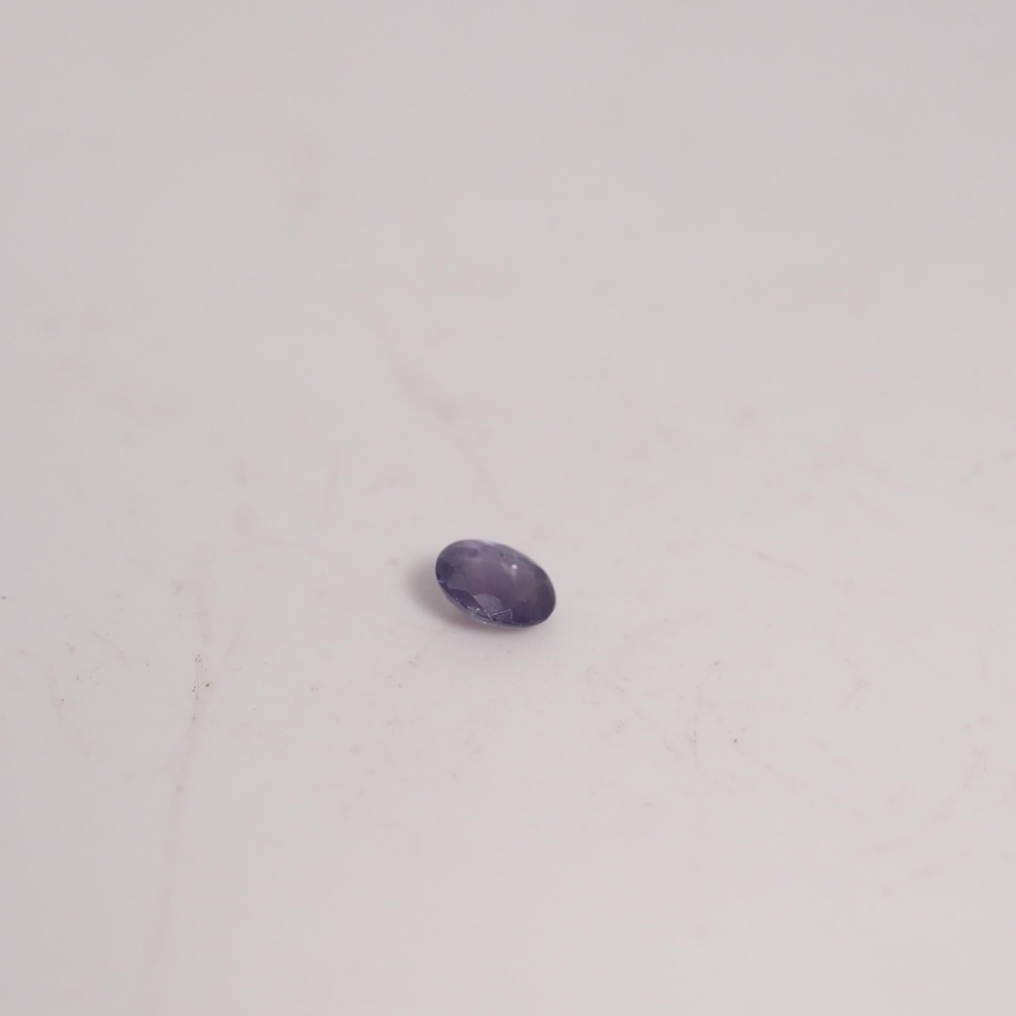0.34 carat Natural Alexandrite 4.85x3.85mm Oval Cut, Green to Purple Color Change